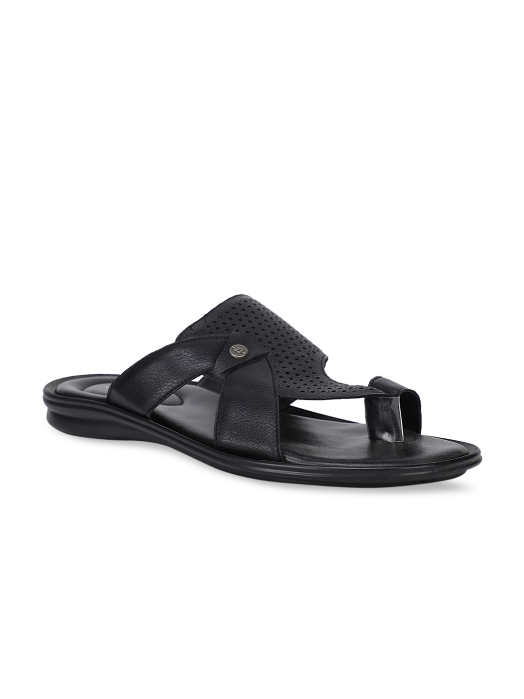 

Bata Men Black Comfort Sandals