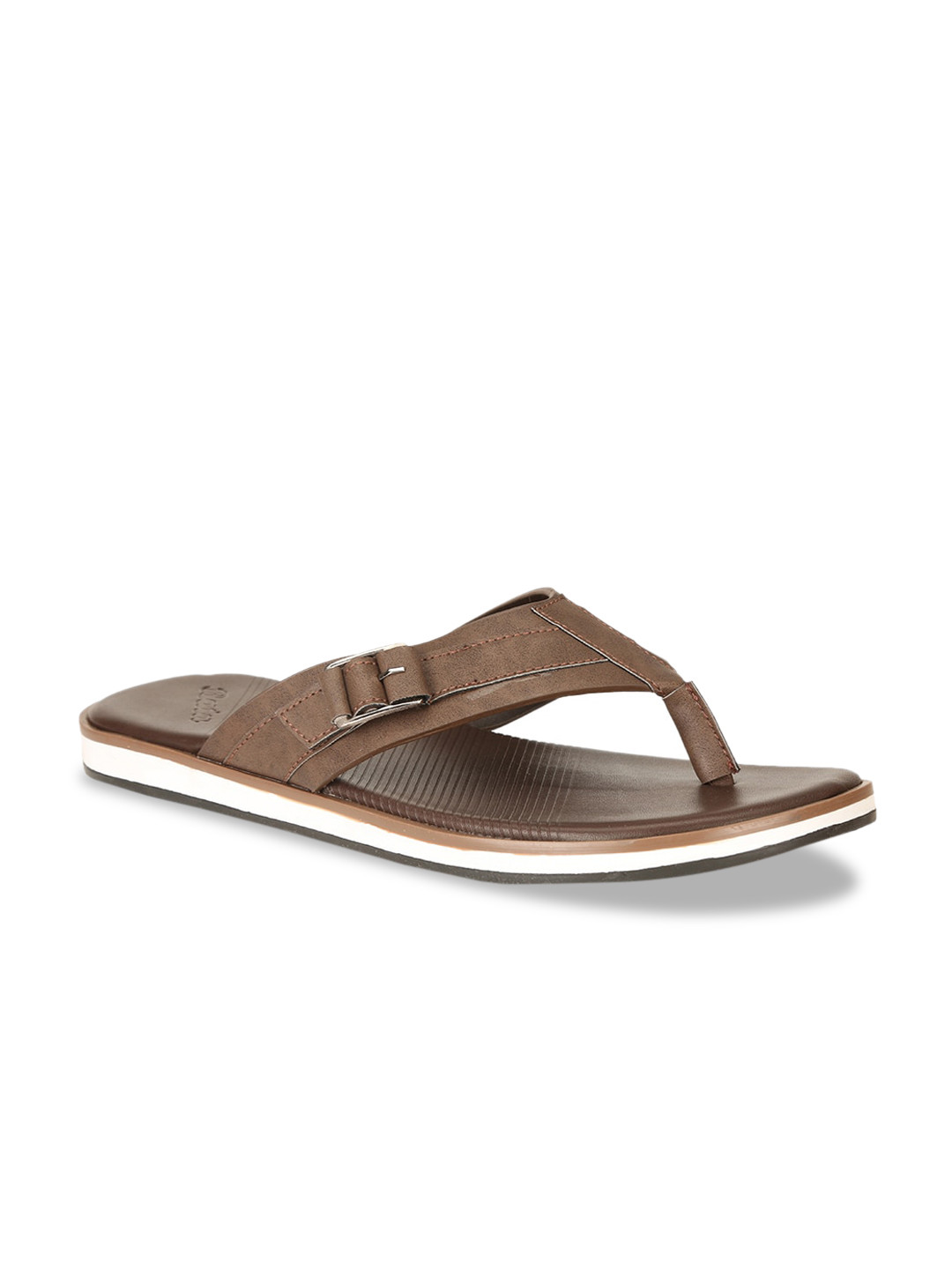 

Bata Men Brown Comfort Sandals