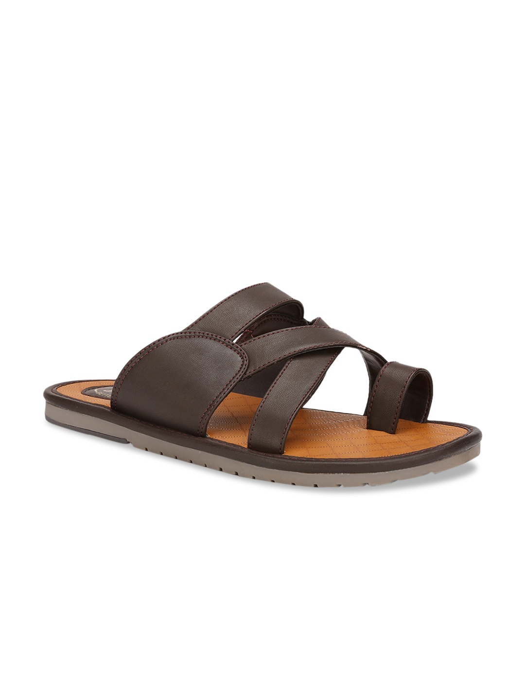 

Bata Men Brown Comfort Sandals