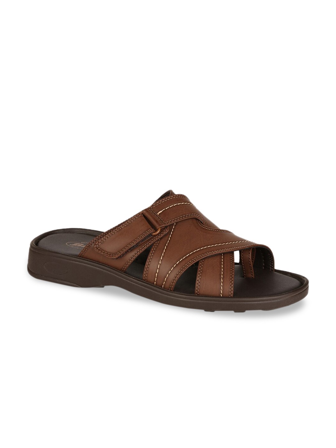 

Bata Men Brown Comfort Sandals