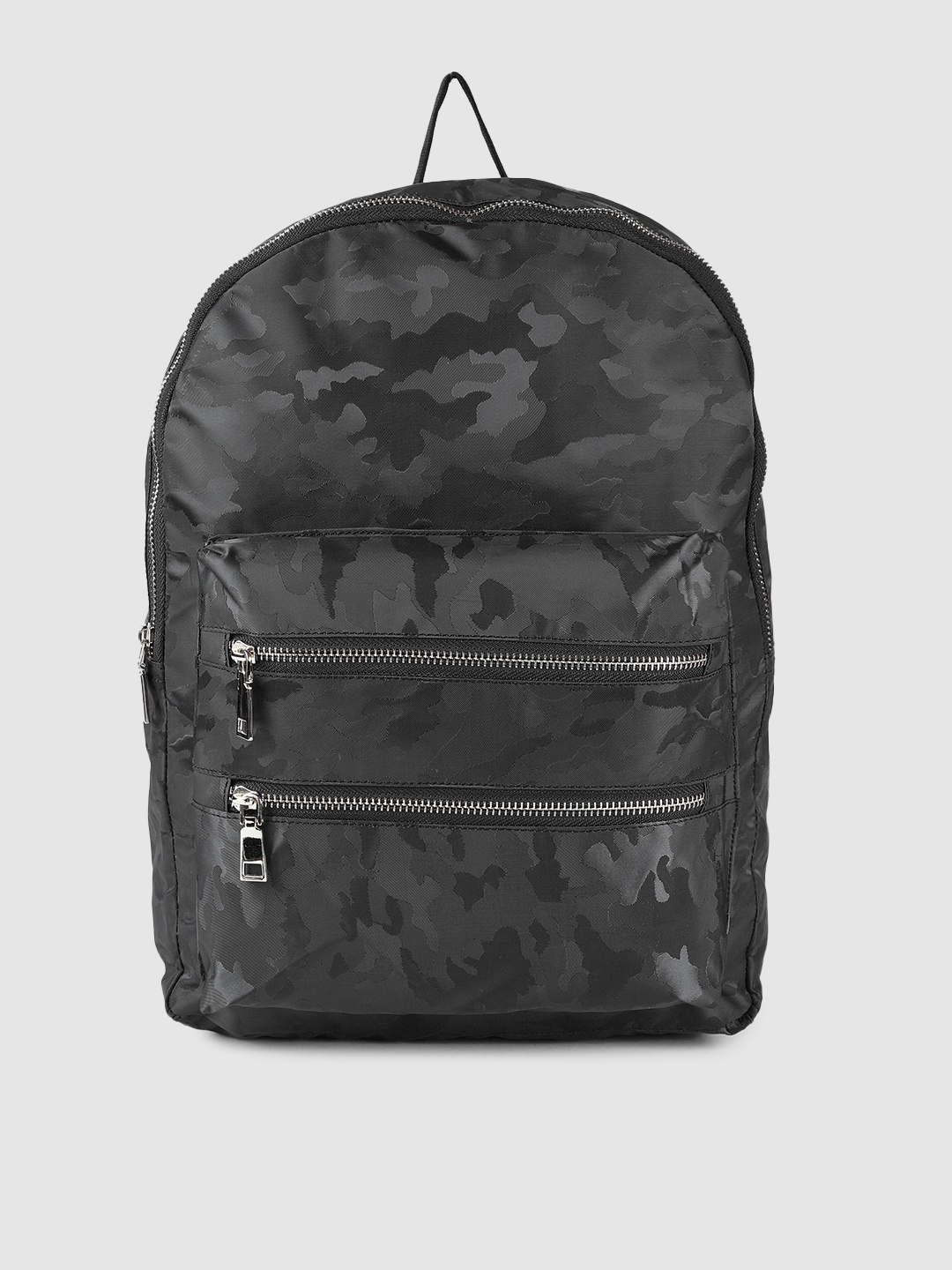 

DressBerry Women Black Camouflage Backpack