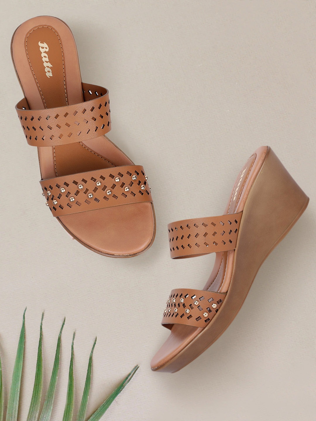 

Bata Women Brown Solid Heels