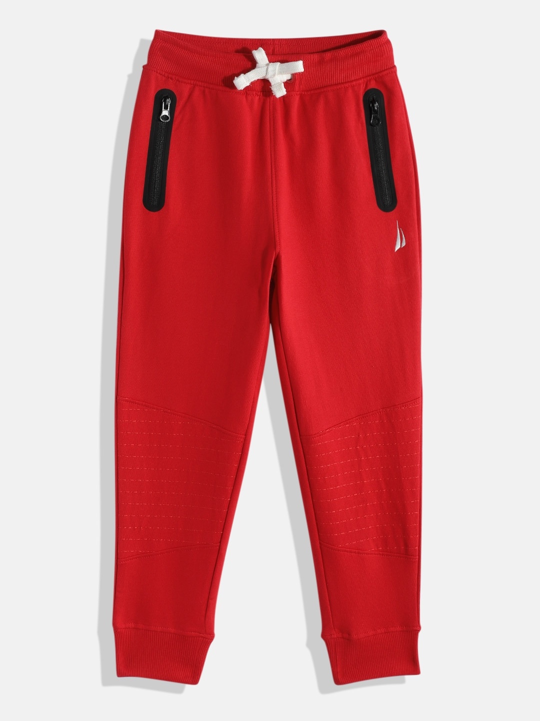 

Nautica Boys Red Printed Pure Cotton Joggers