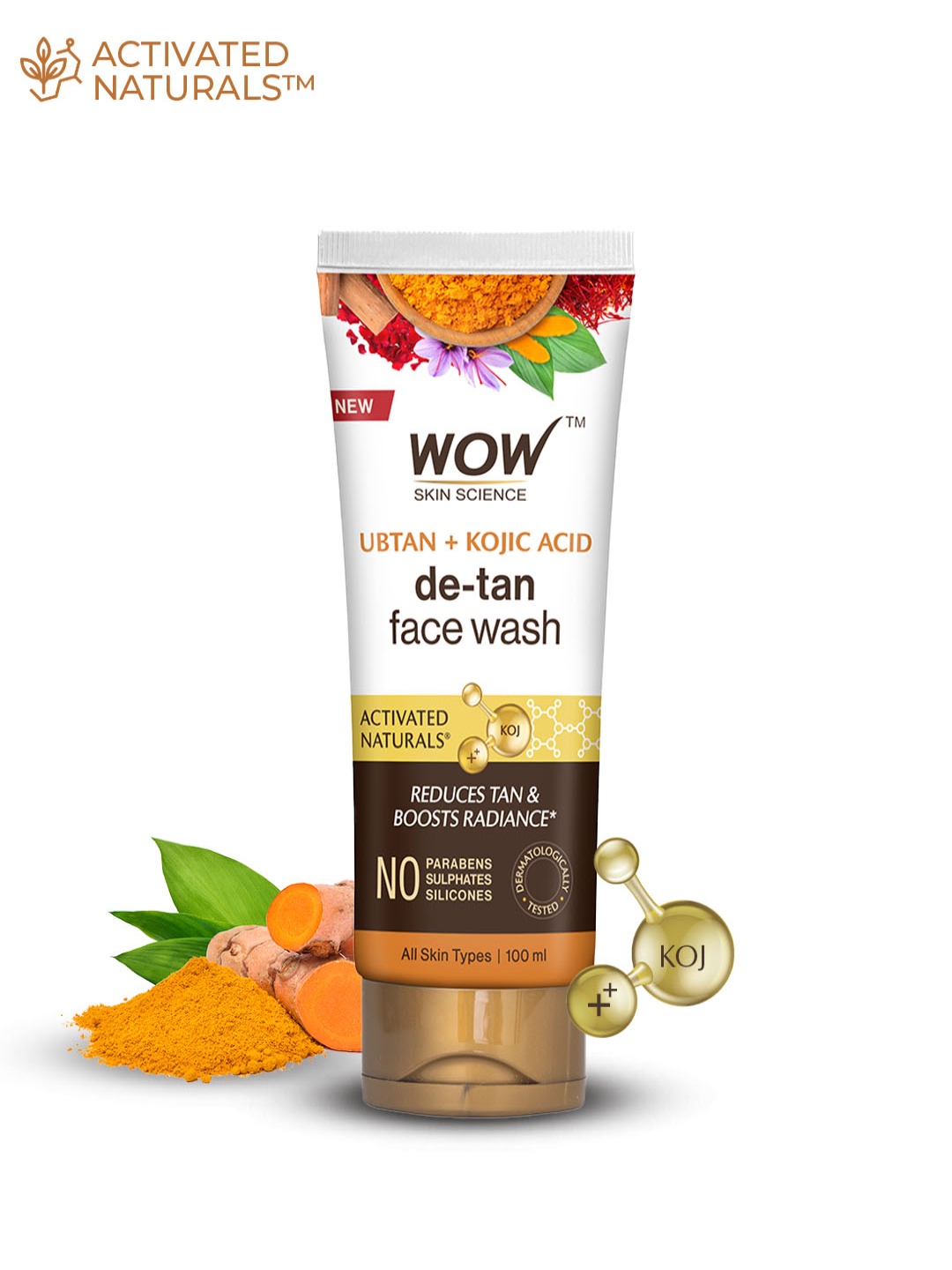 

WOW SKIN SCIENCE Ubtan Foaming Face Wash - 100 ml, Brown