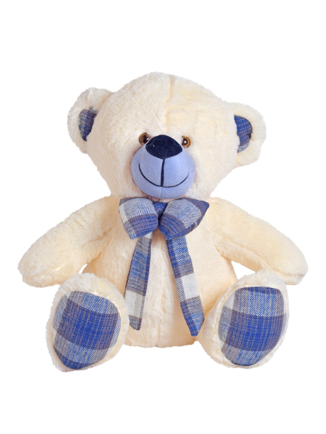 

Ultra Kids Cream-Coloured & Blue Stuffed Teddy Bear Soft Toy