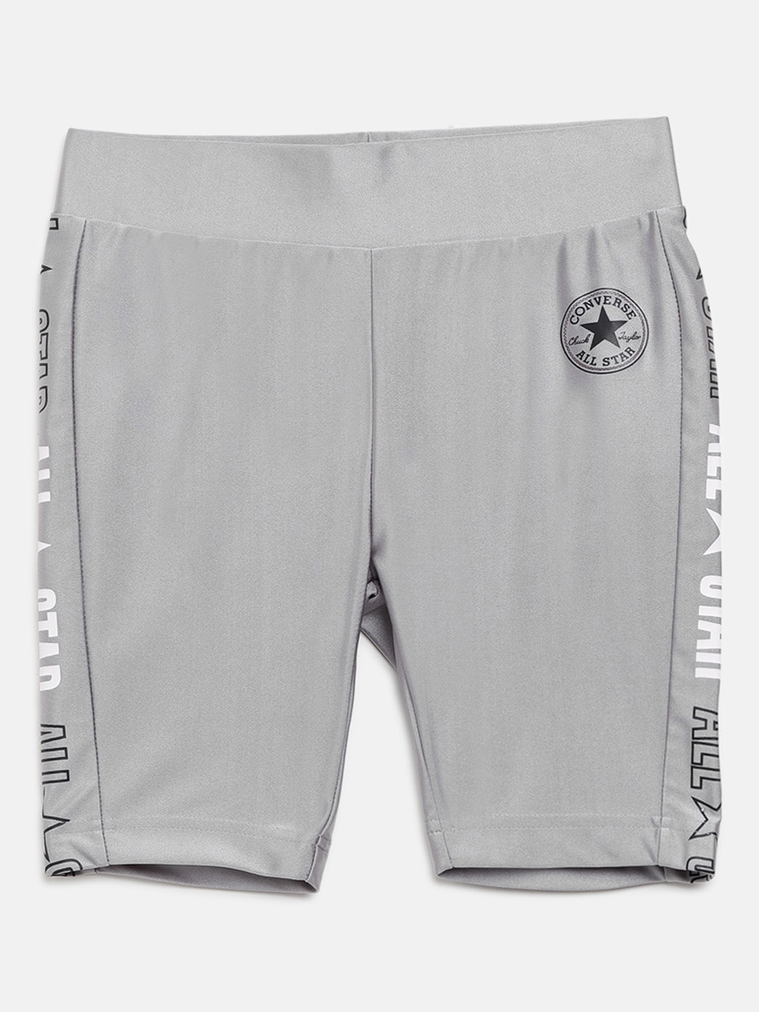 

Converse Girls Grey Solid All Star Tricot Biker Shorts