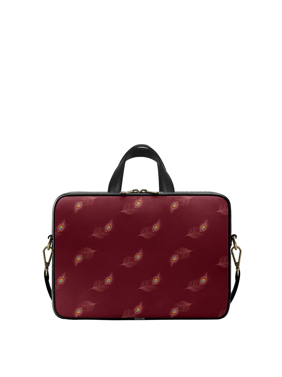

DailyObjects Unisex Maroon Printed 15.6 Inches Laptop Bag