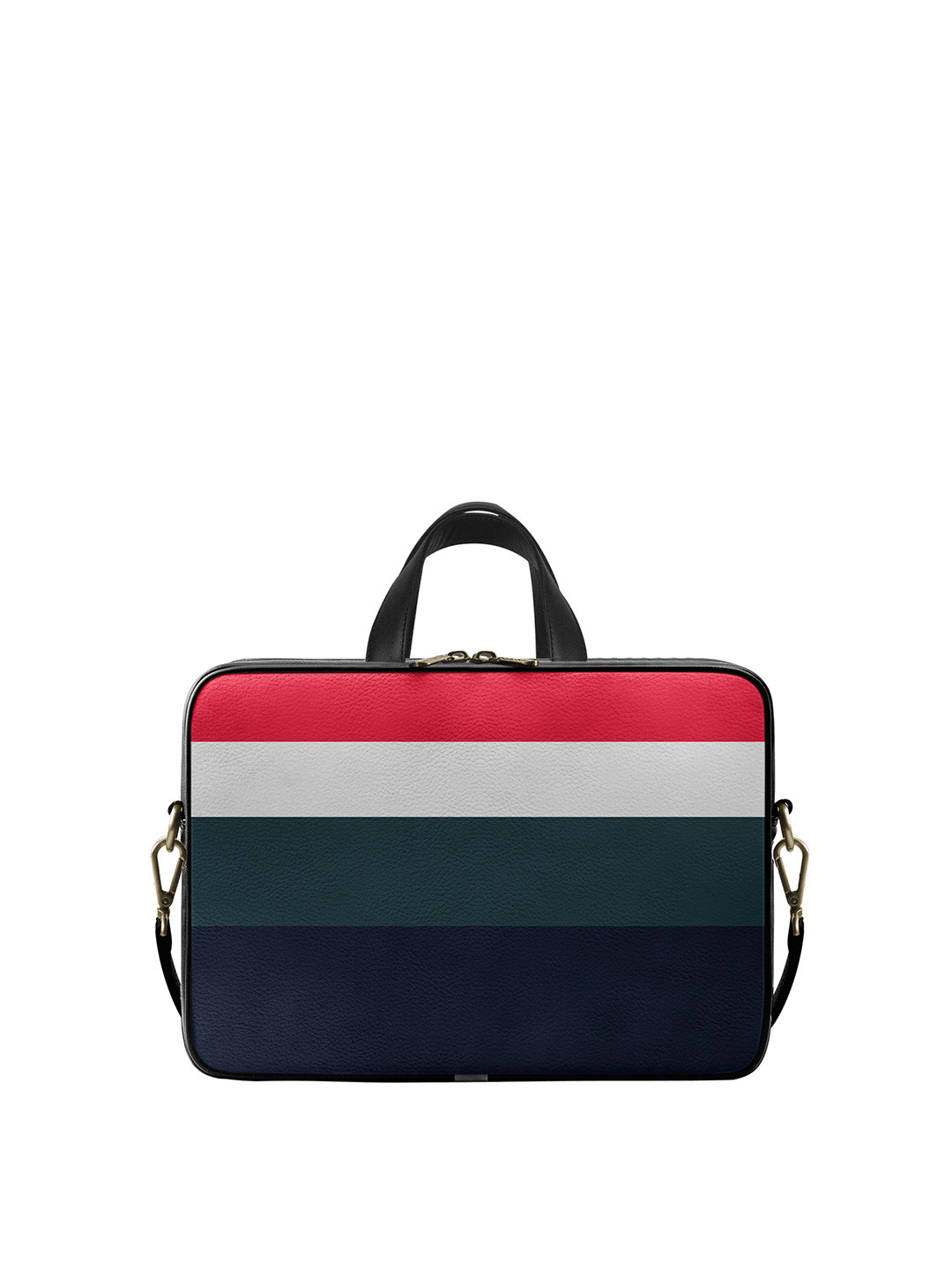 

DailyObjects Unisex Multicoloured Printed PU Leather Laptop Bag 15.6 inches, Multi