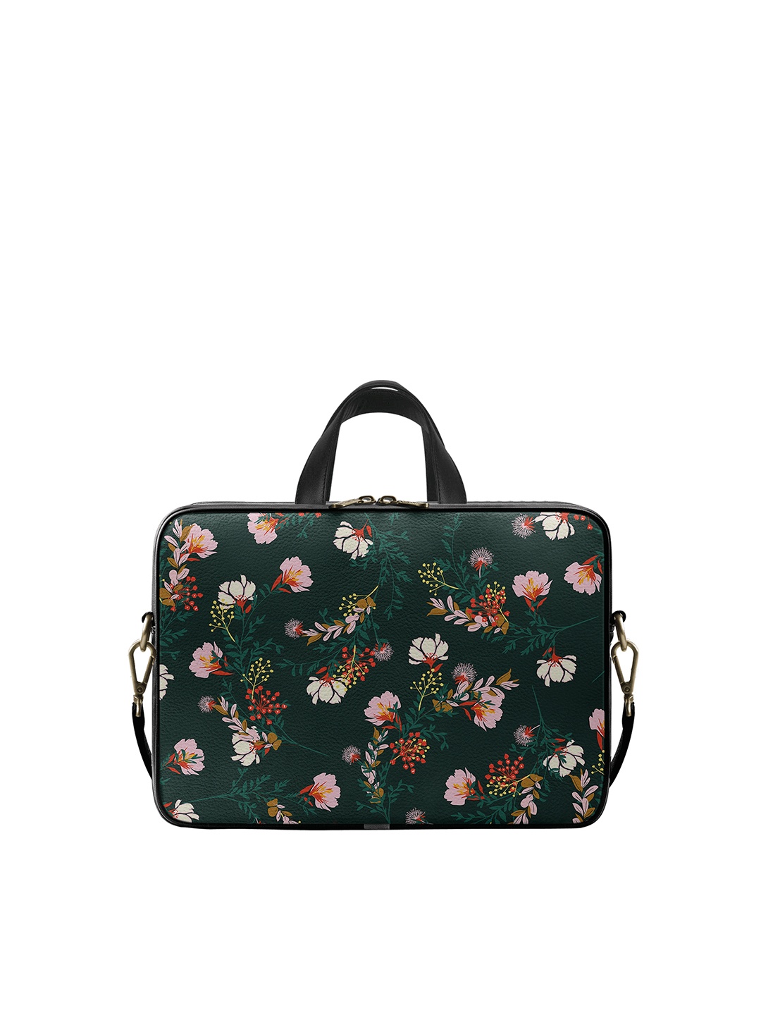 

DailyObjects Unisex Multicoloured Printed PU Leather Laptop Bag 15.6 inches, Multi