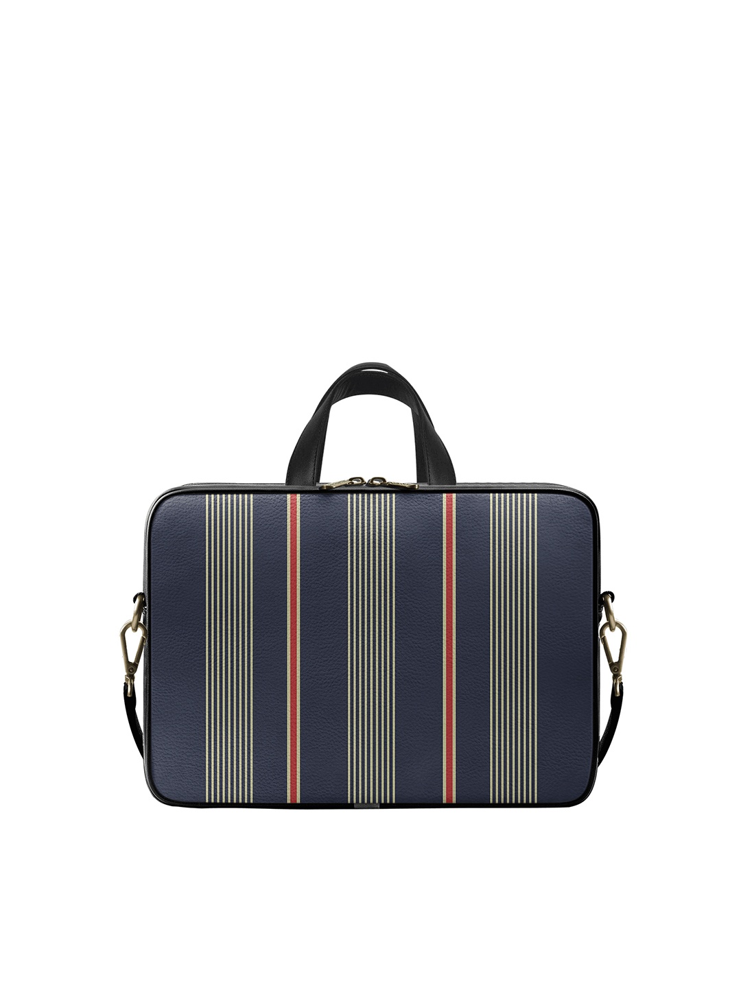 

DailyObjects Unisex Multicoloured Striped 14 Inch Laptop Bag, Multi