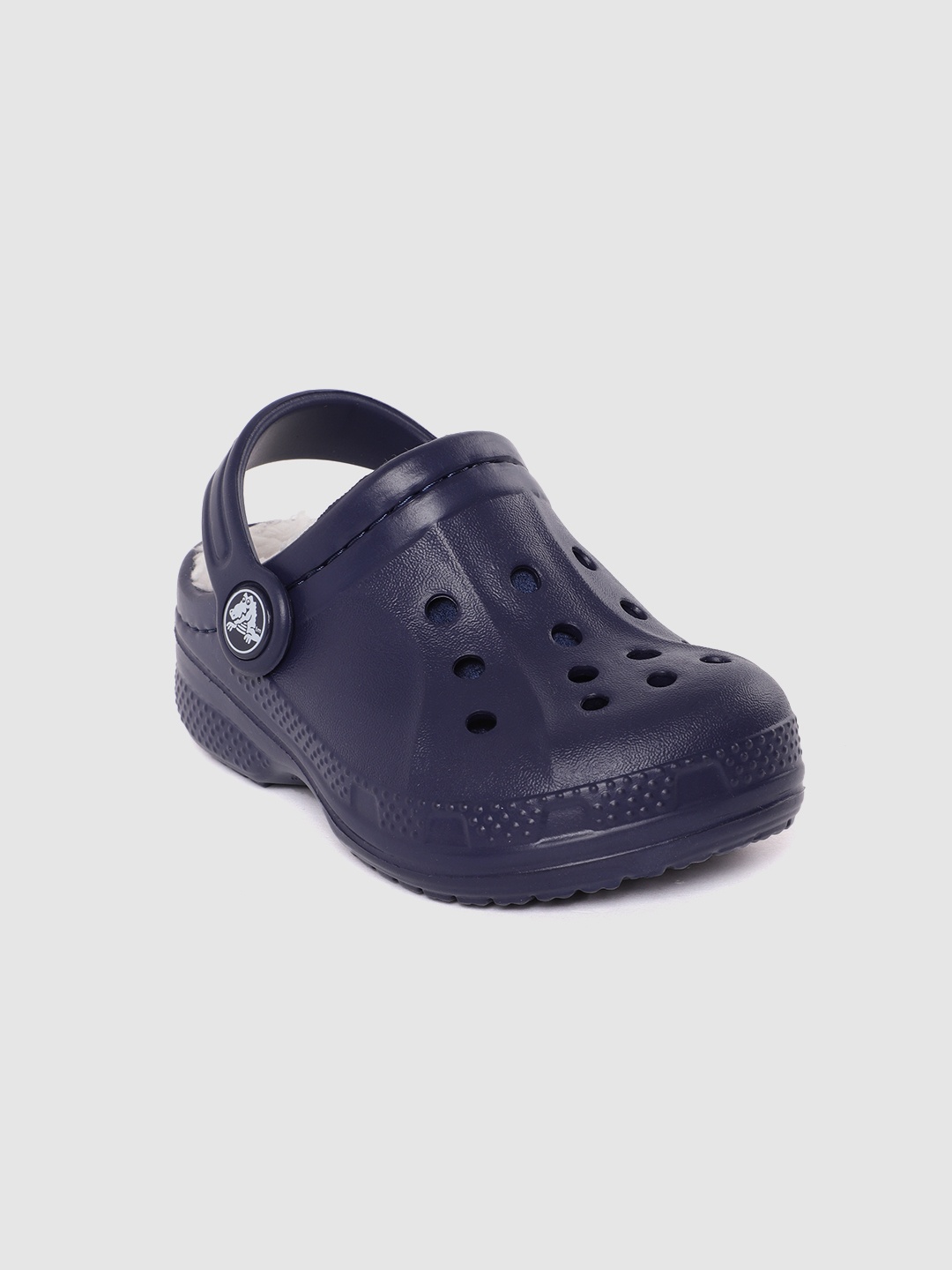 

Crocs Kids Navy Blue Ralen Faux Fur Lined Clogs