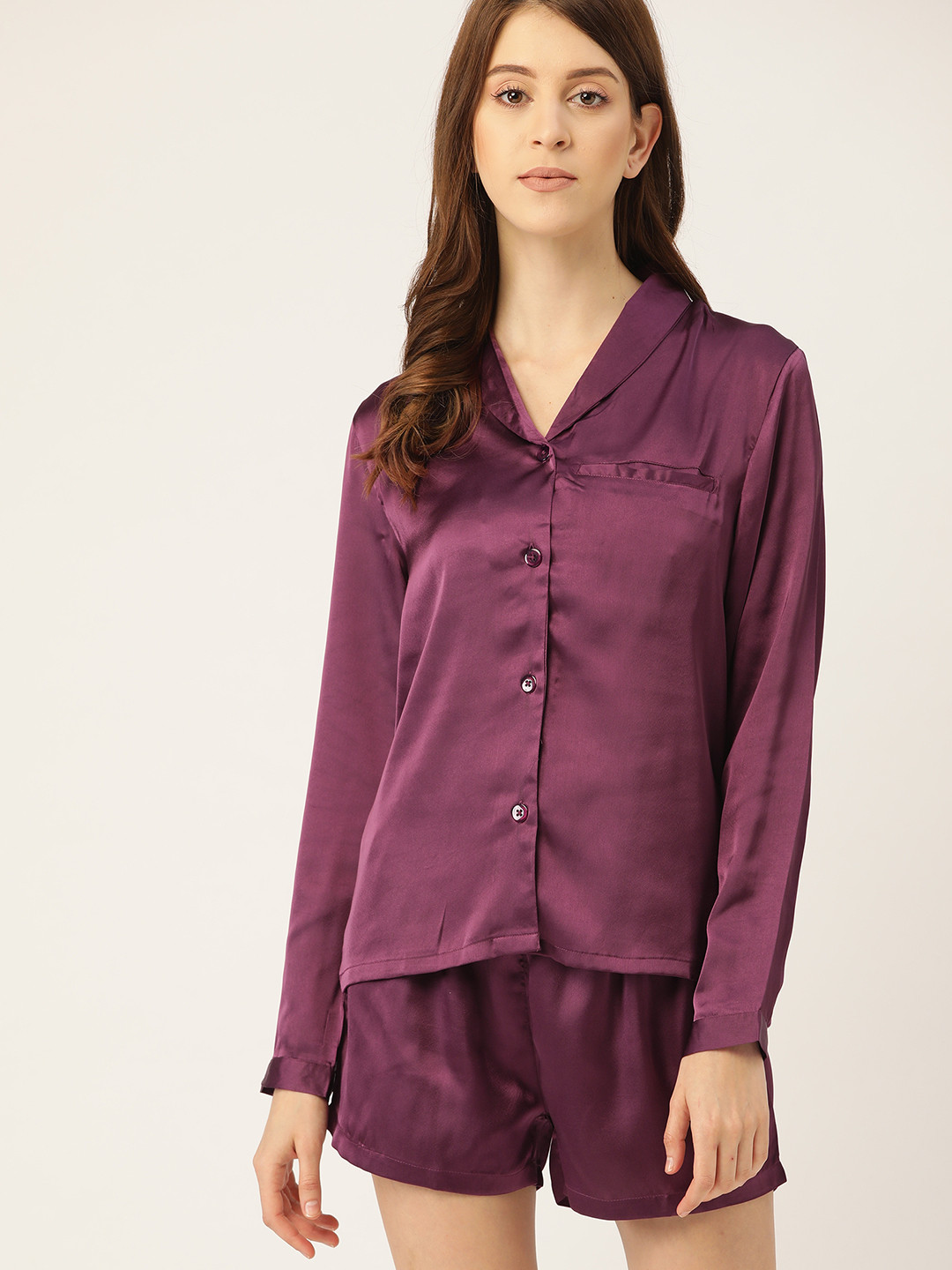 

ETC Women Purple Night suit