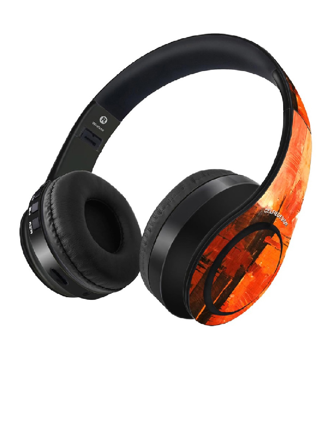 

CelfieDesign Black Boulevard Of Dreams Bluetooth On Ear Headphones with 9 Hrs Battery