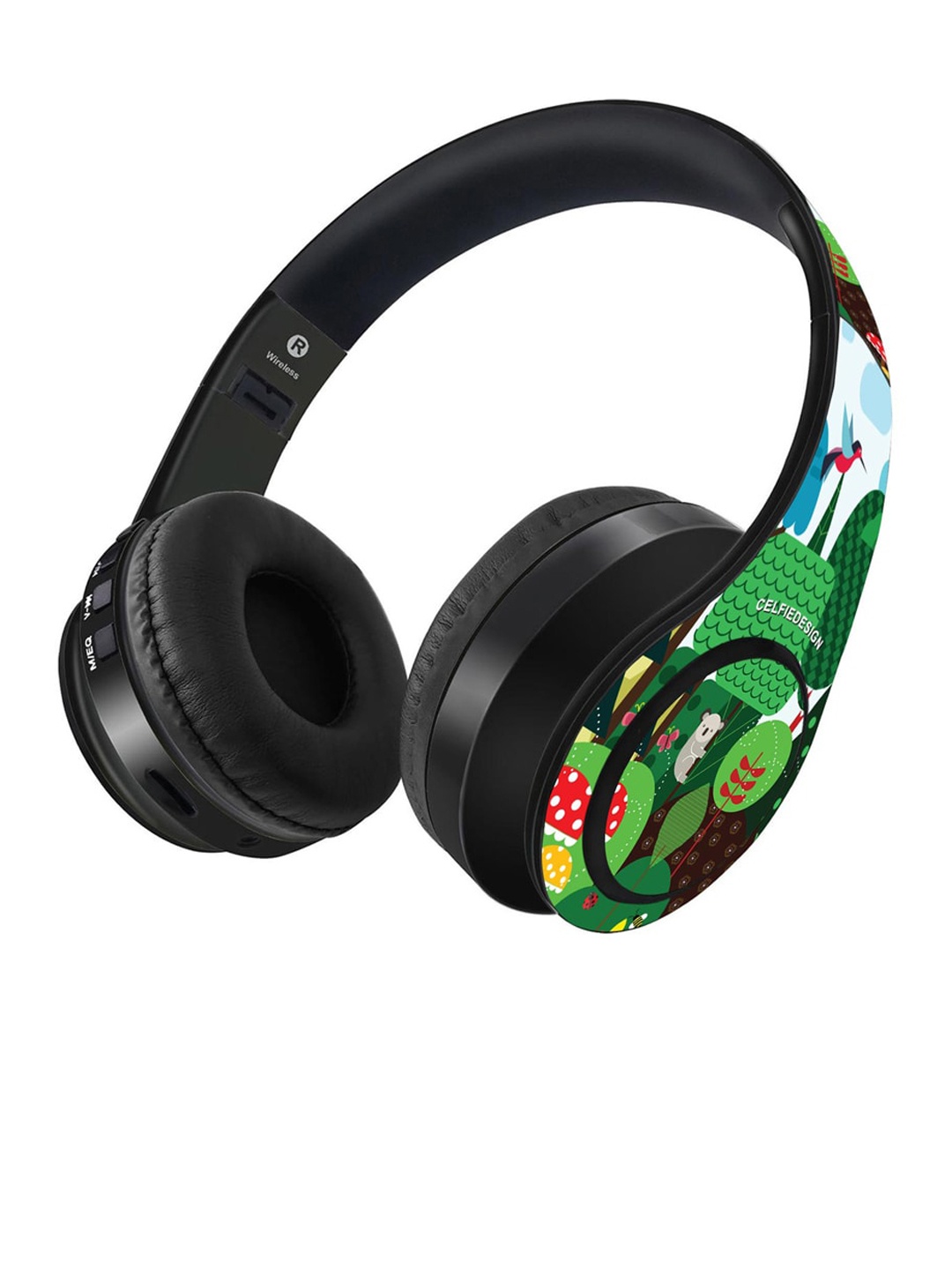 

CelfieDesign Black Forest Phone Bluetooth On Ear Headphones with 9 Hrs Battery & Mic