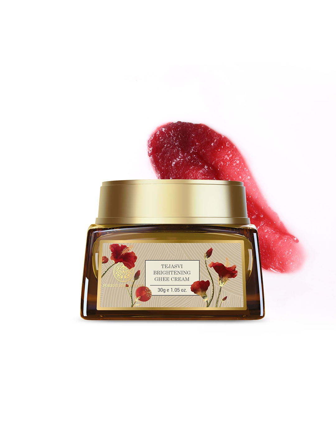

Forest Essentials Tejasvi Brightening Ghee Cream For Glow - 30g, Brown