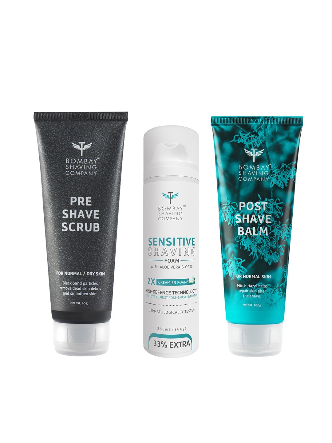 

Bombay Shaving Company Men Set of Shaving Essentials, Blue