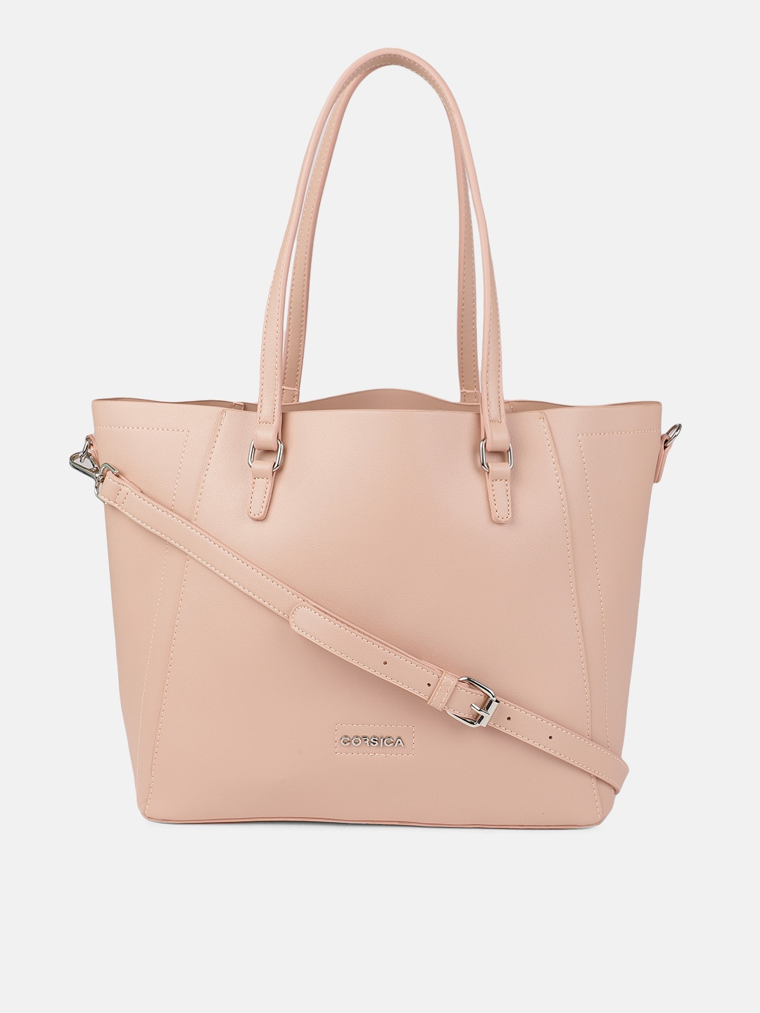 

CORSICA Women Dusty Pink Solid Shoulder Bag
