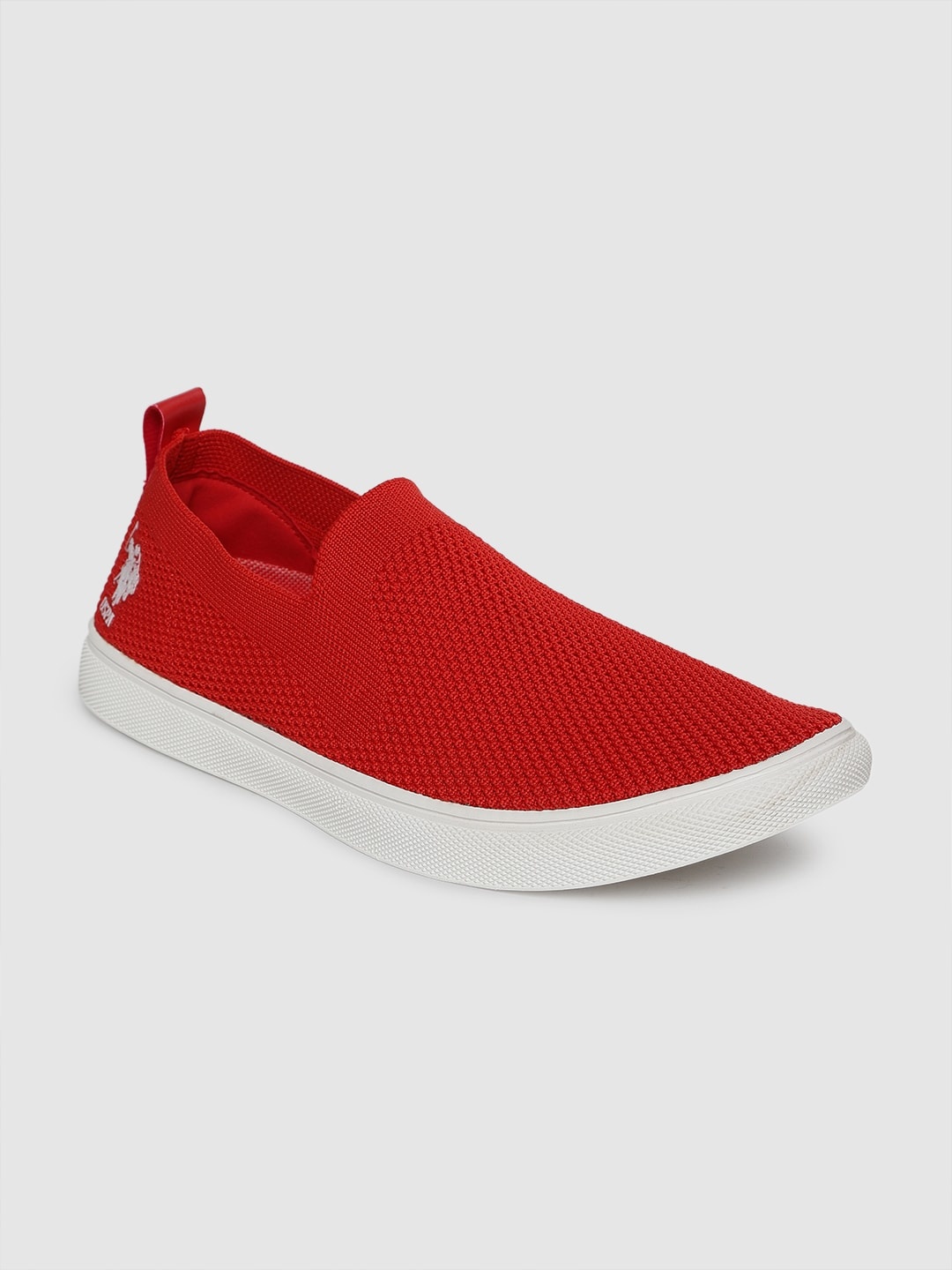 

U.S. Polo Assn. Men Red Slip-On Sneakers