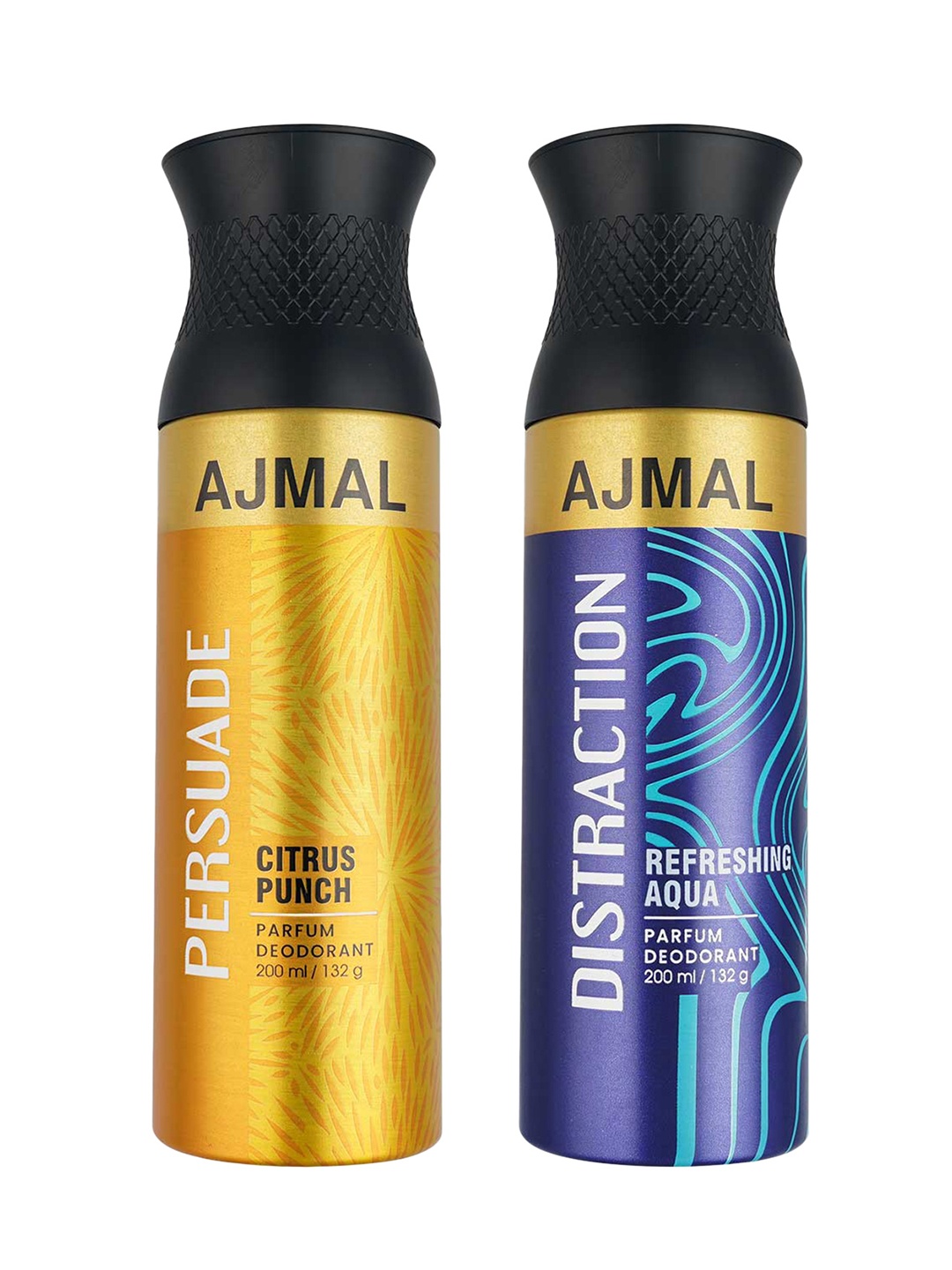 

Ajmal Set of 2 Persuade & Distraction Deodorants - 200 ml each, Multi