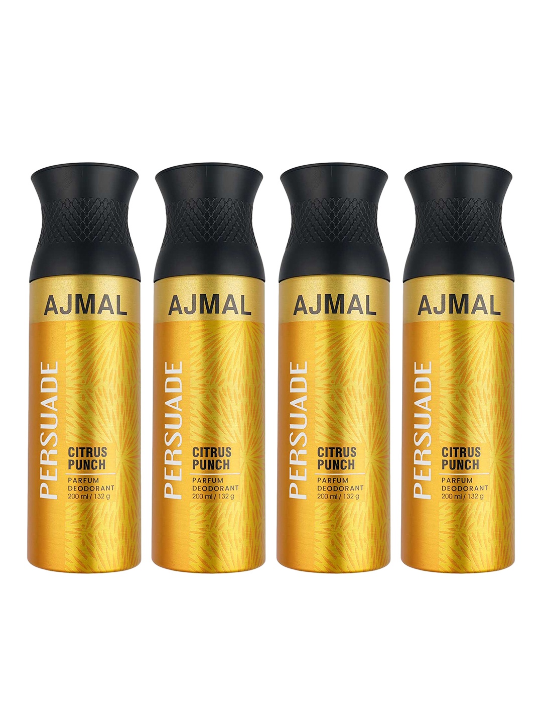 

Ajmal Pack of 4 Persuade Deodorant - 200 ml each, Multi