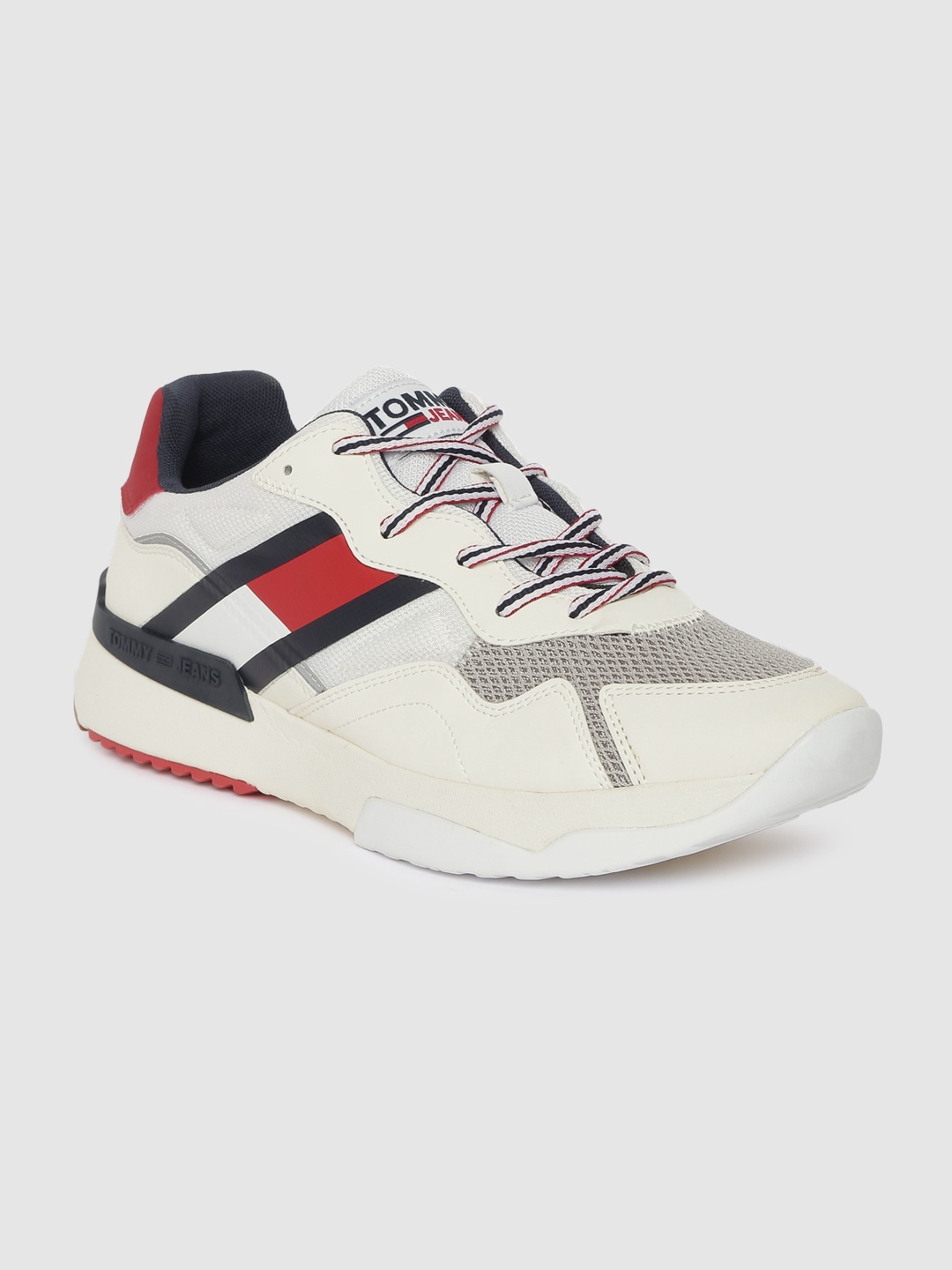 

Tommy Hilfiger Men Off-White Sneakers