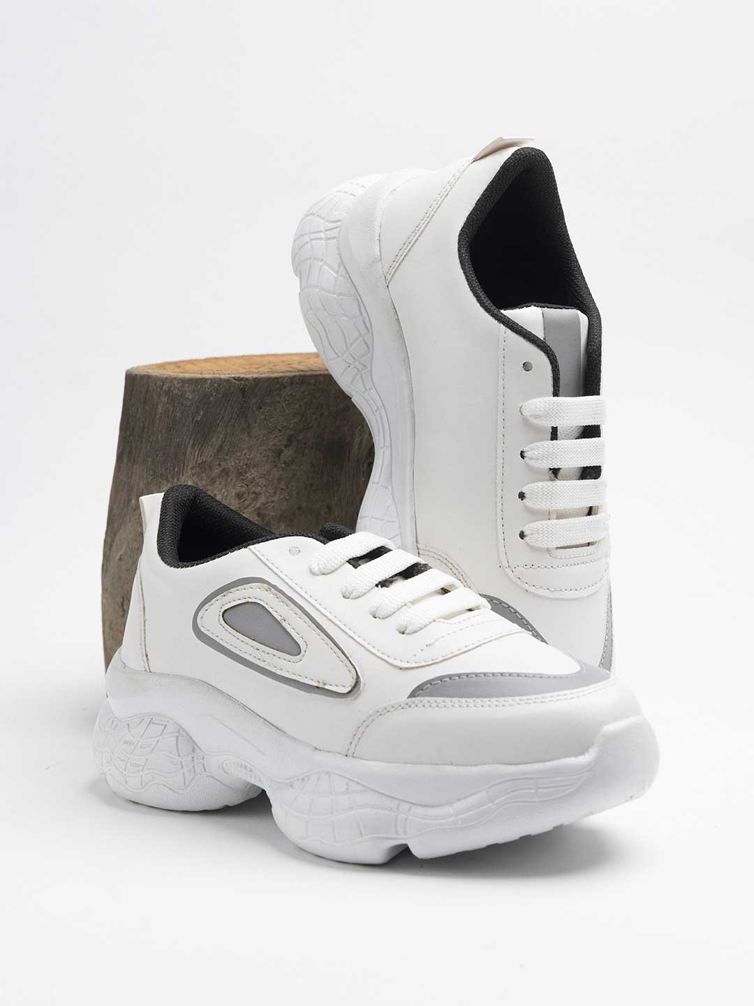 

Shoetopia Women White Synthetic Running Shoes