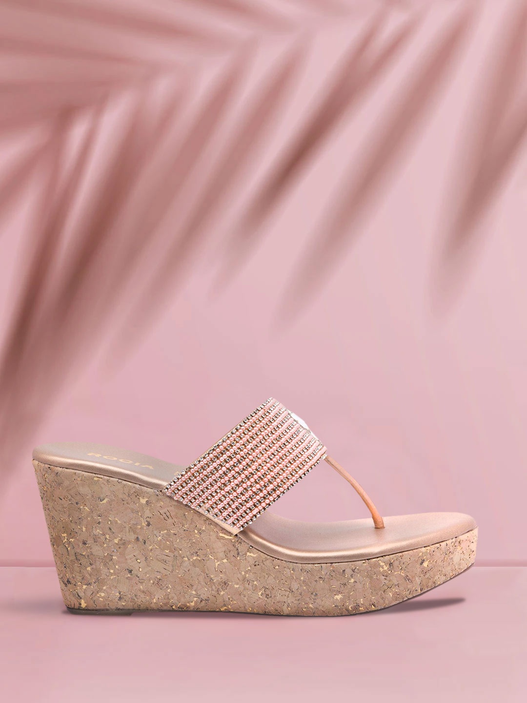 

Rocia Women Champagne Embellished Sandals