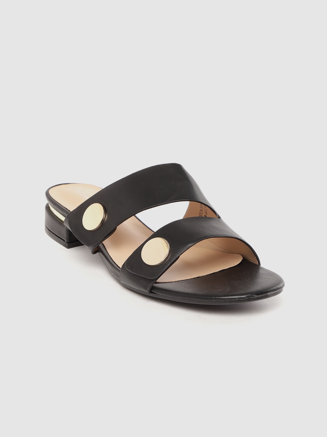 

Allen Solly Women Black Solid Open Toe Flats