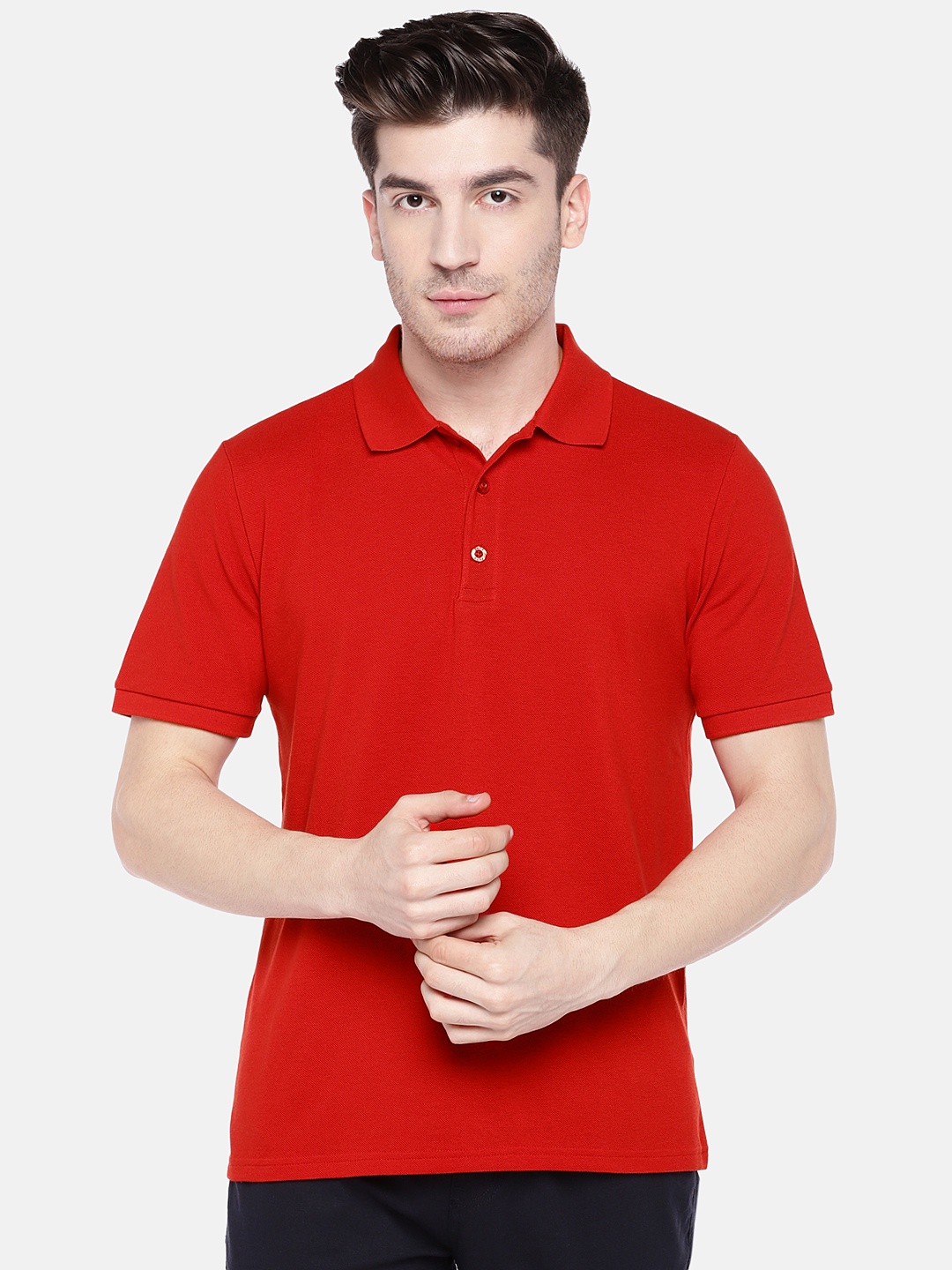 

Puma Men Red Solid Esn Polo Polo T-shirt