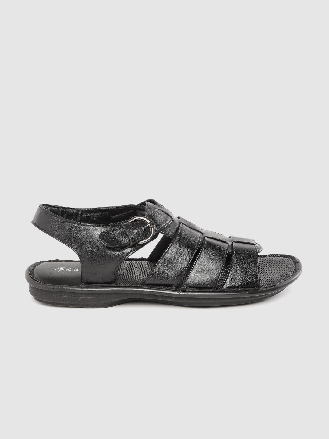

Mast & Harbour Men Black Fisherman Sandals