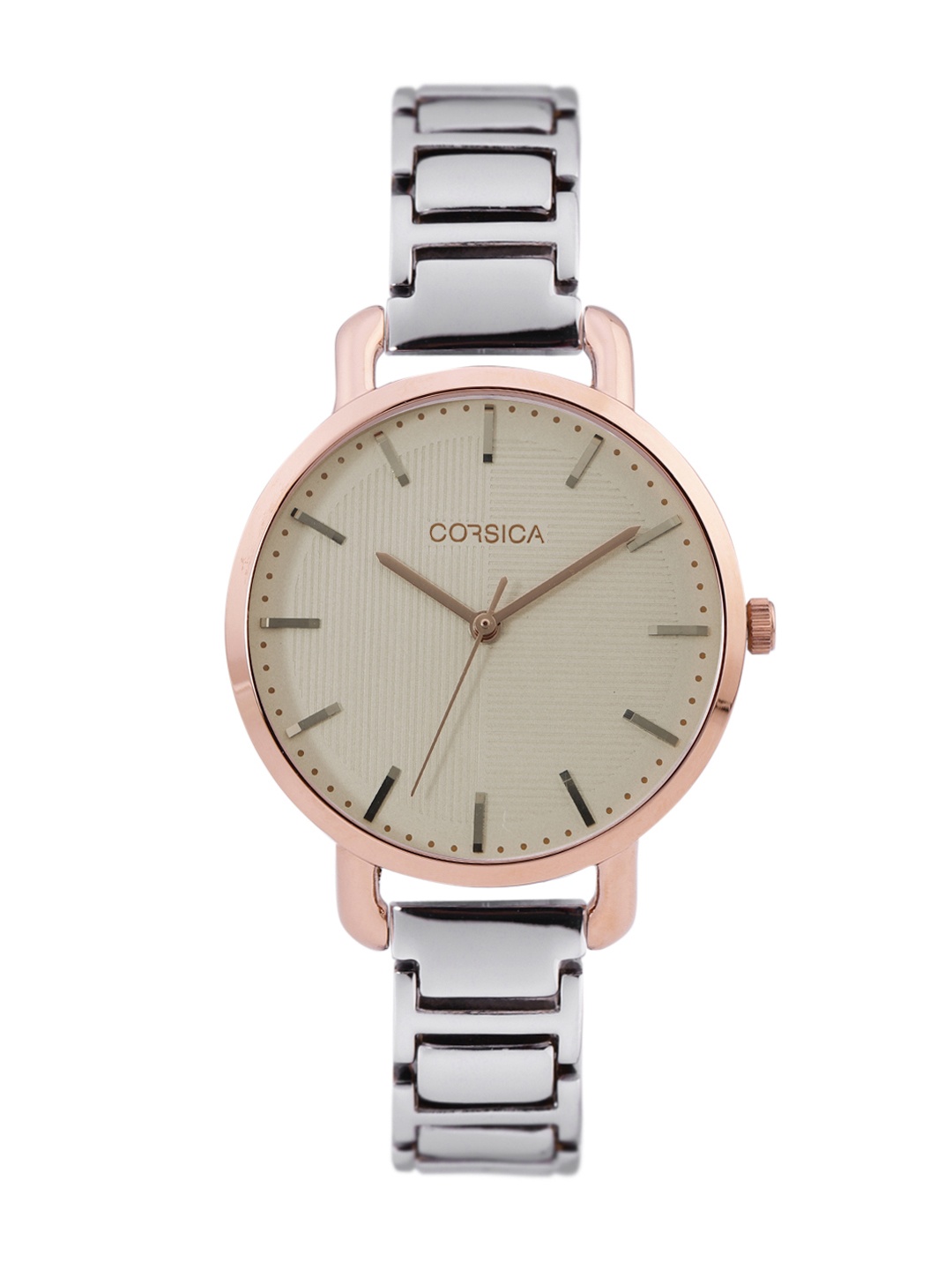 

CORSICA Women Cream-Coloured Analogue Watch LSA-C0-001-01