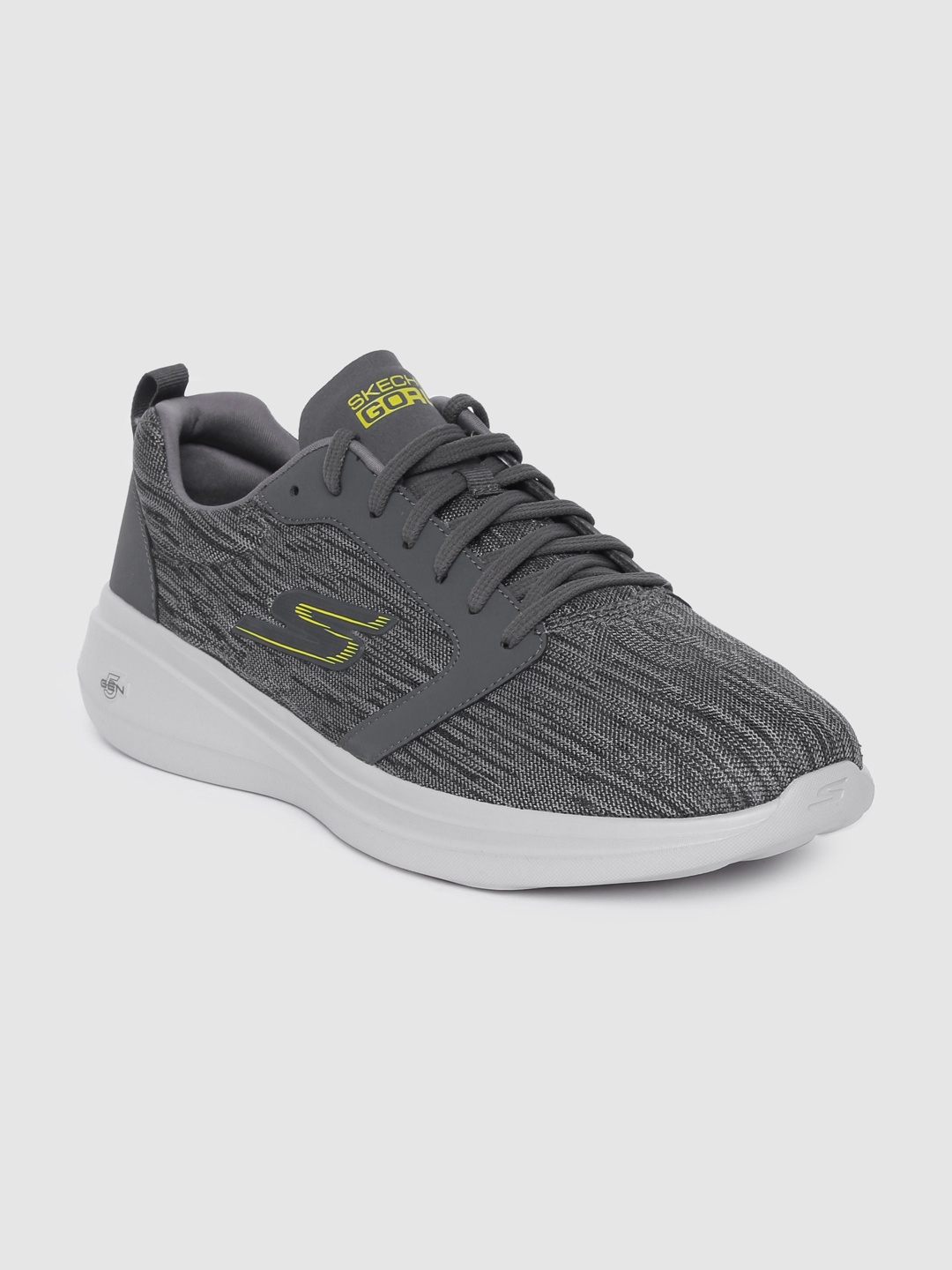 

Skechers Men Grey GO RUN FAST - VENGER Running Shoes