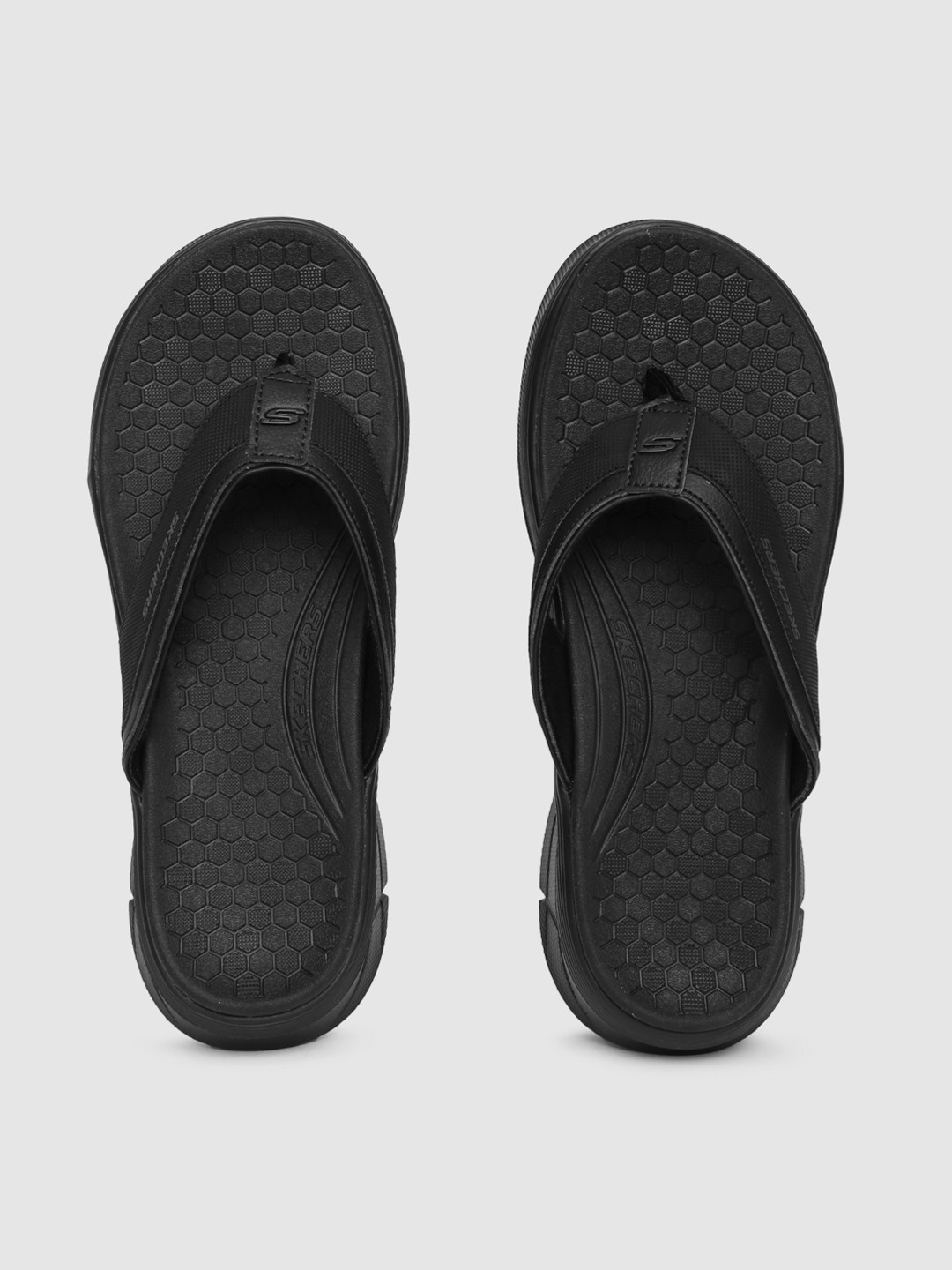 

Skechers Men Black EQUALIZER 4.0 Thong Flip-Flops