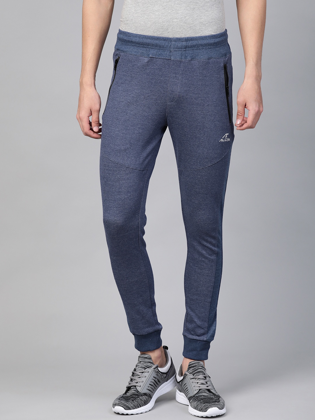 

Alcis Men Blue Slim Fit Solid Joggers