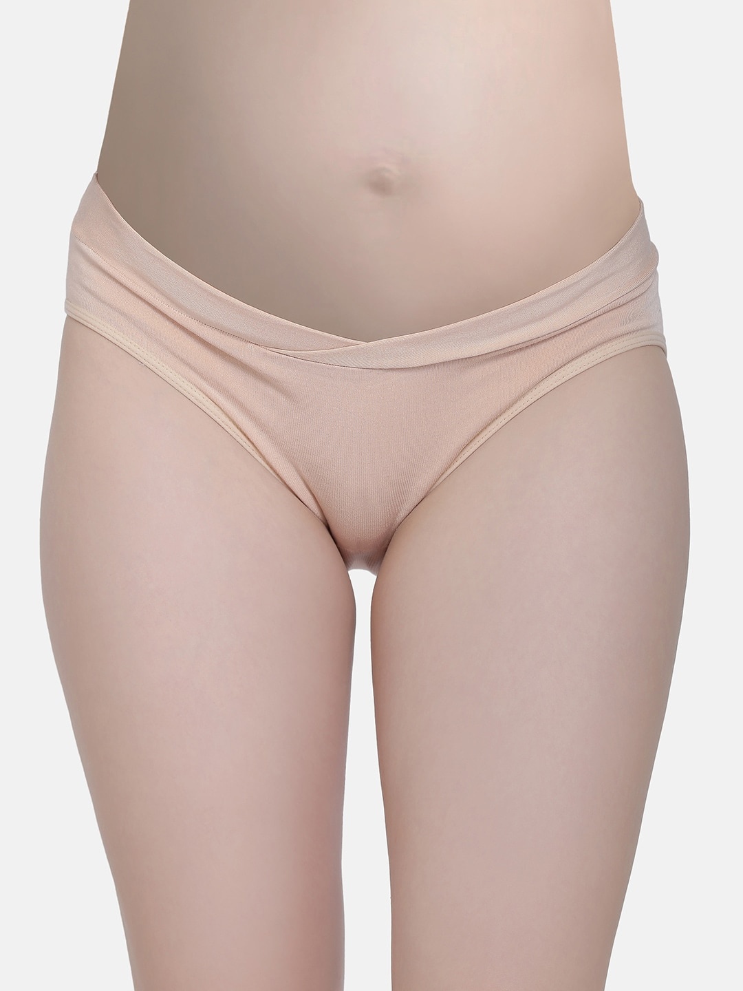 

MAMMA PRESTO Women Beige Solid Maternity Basic Briefs MPU-13