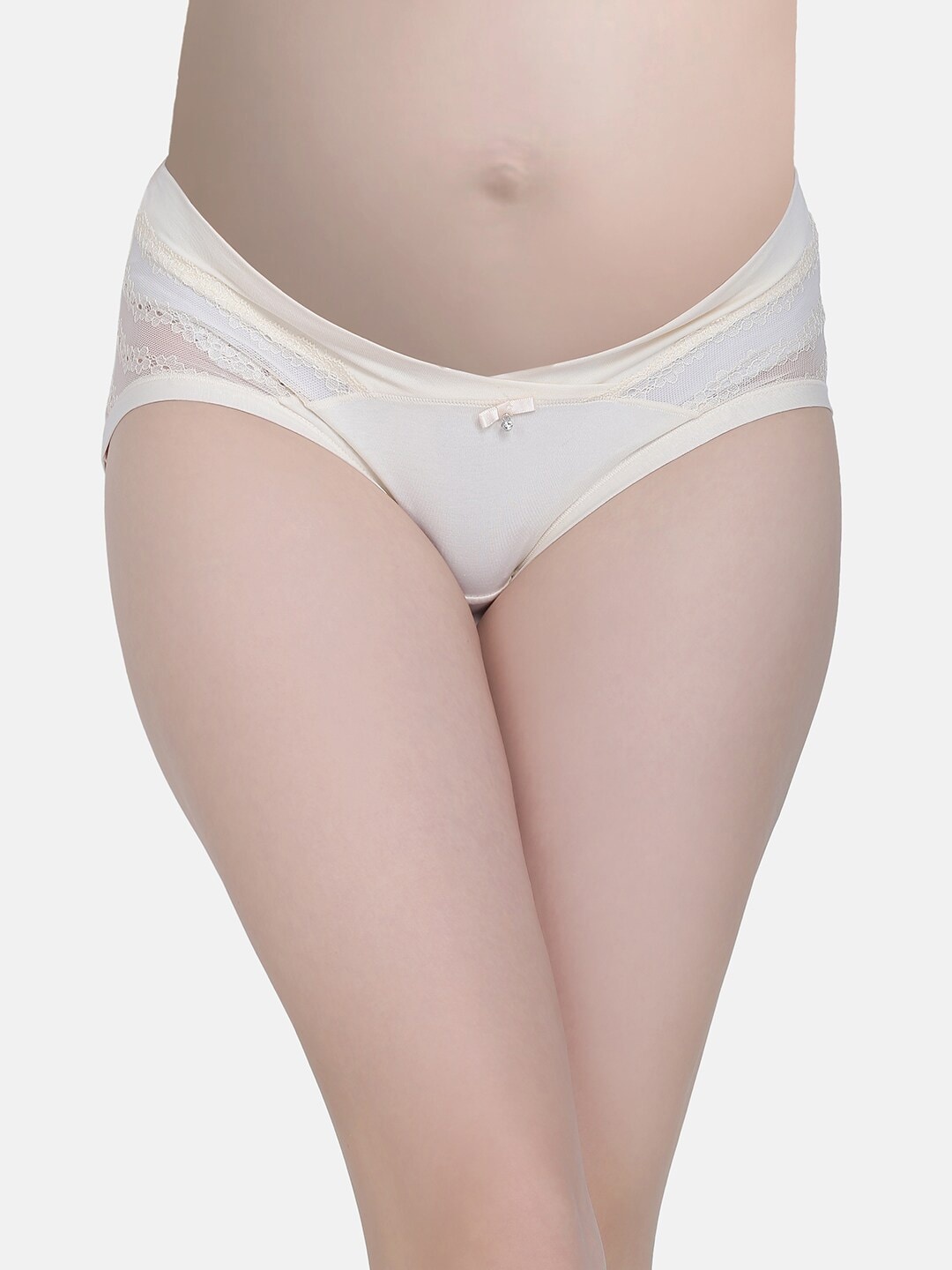 

MAMMA PRESTO Women Beige Solid Maternity Basic Briefs MPU-04