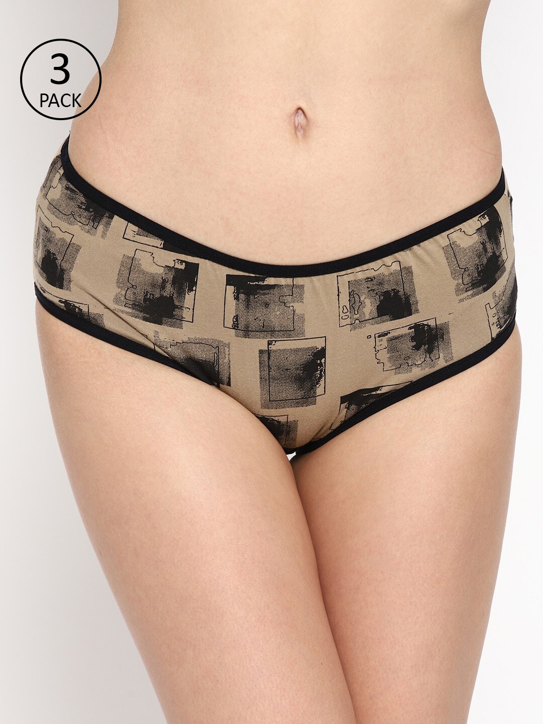 

Skidlers Women Pack of 3 Assorted Hipster Briefs SKD-BRIEF