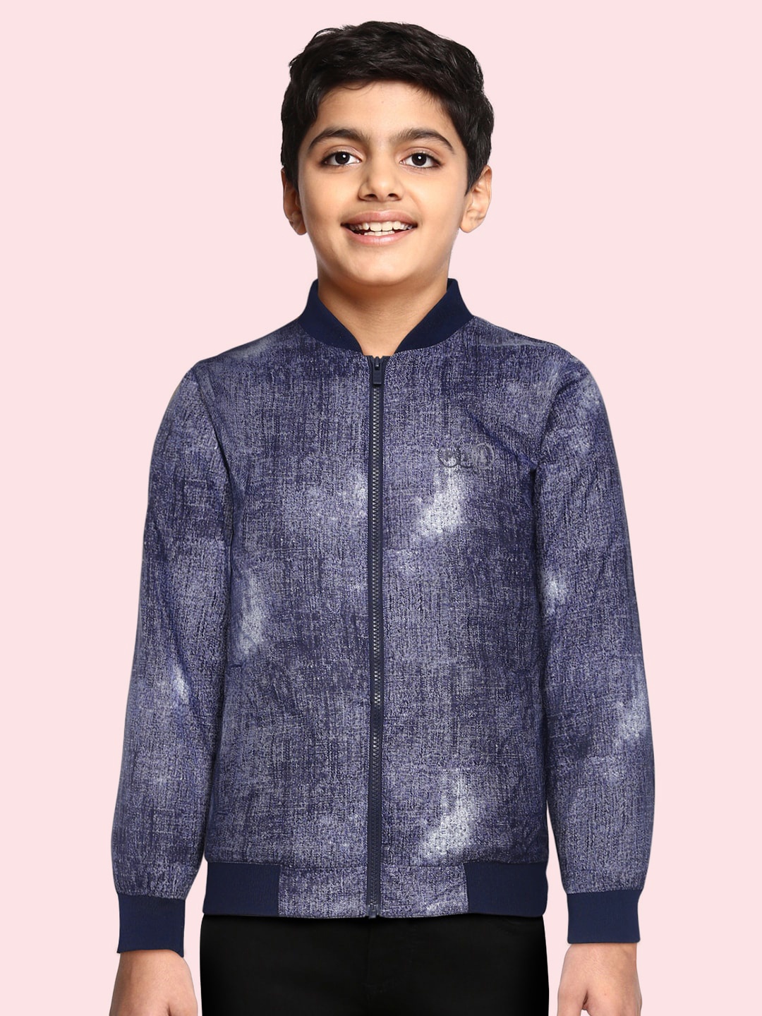 

Pepe Jeans Boys Blue Harry Ip Lightweight Bomber Jacket