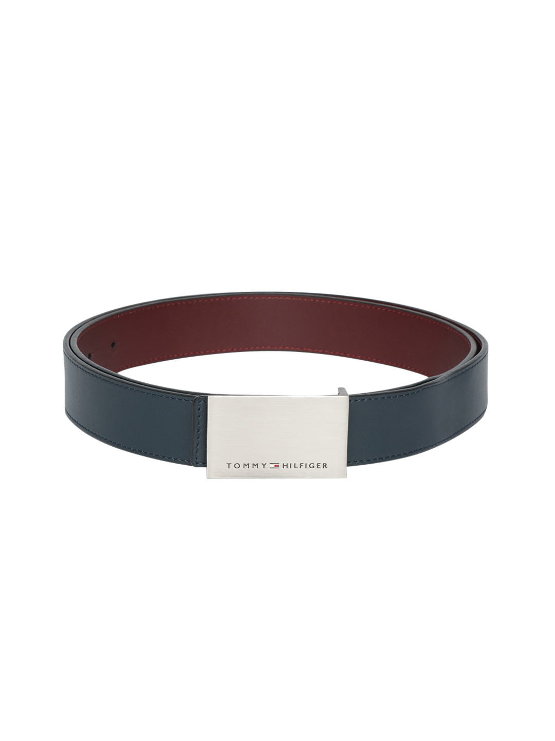 

Tommy Hilfiger Men Navy Blue Leather Belt