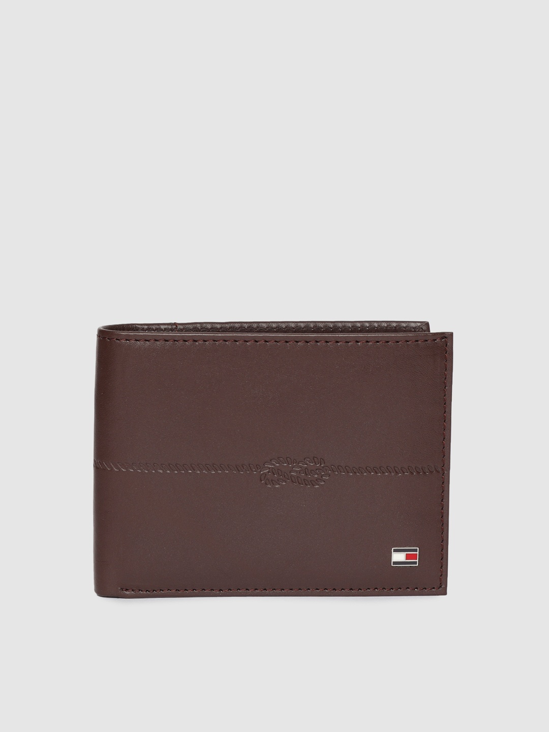 

Tommy Hilfiger Men Brown Leather Two Fold Wallet