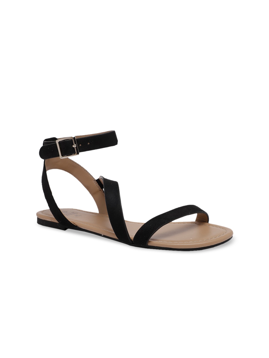 

Call It Spring Women Black Open Toe Flats