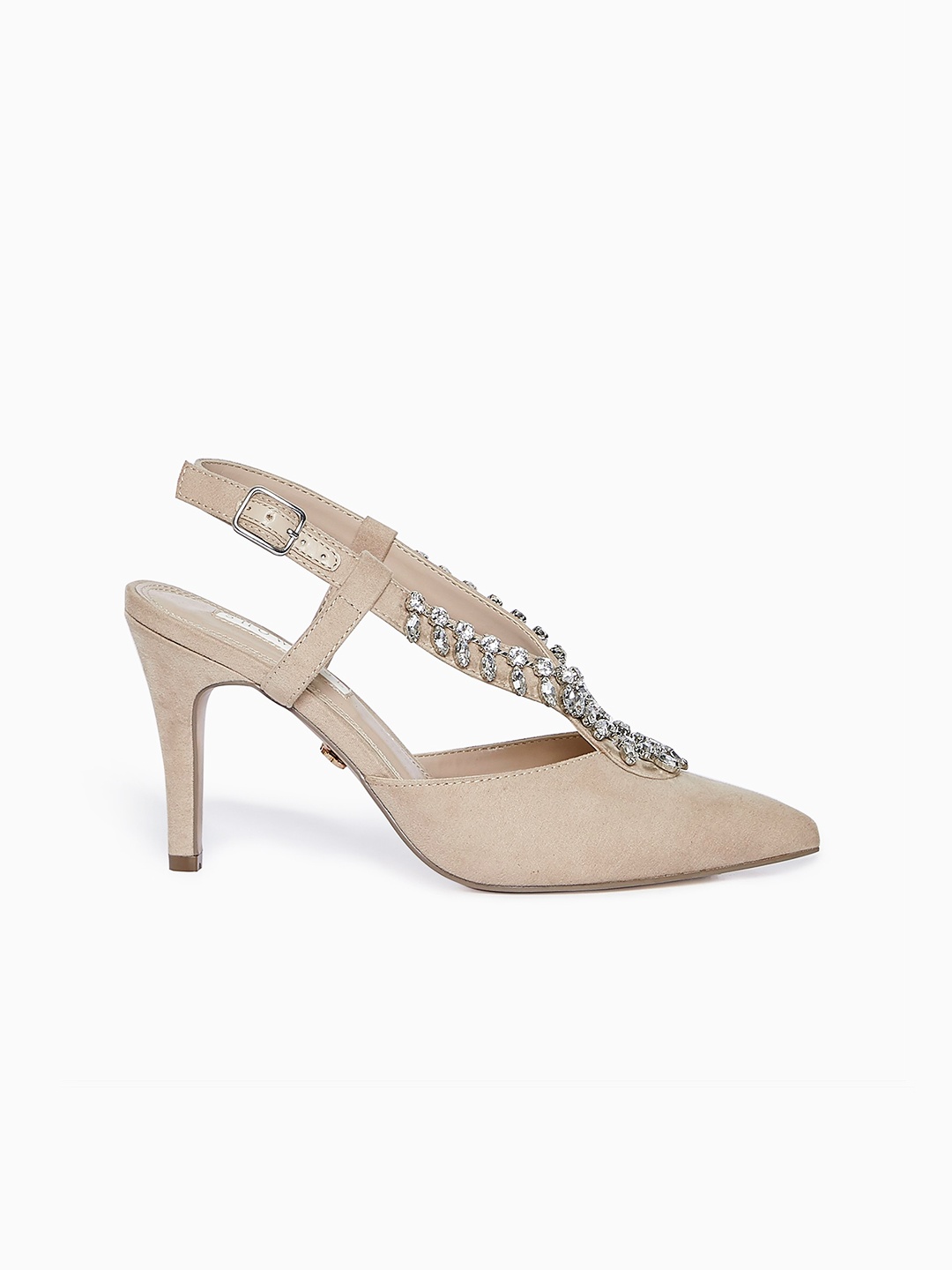 

DOROTHY PERKINS Women Beige Embellished Pumps