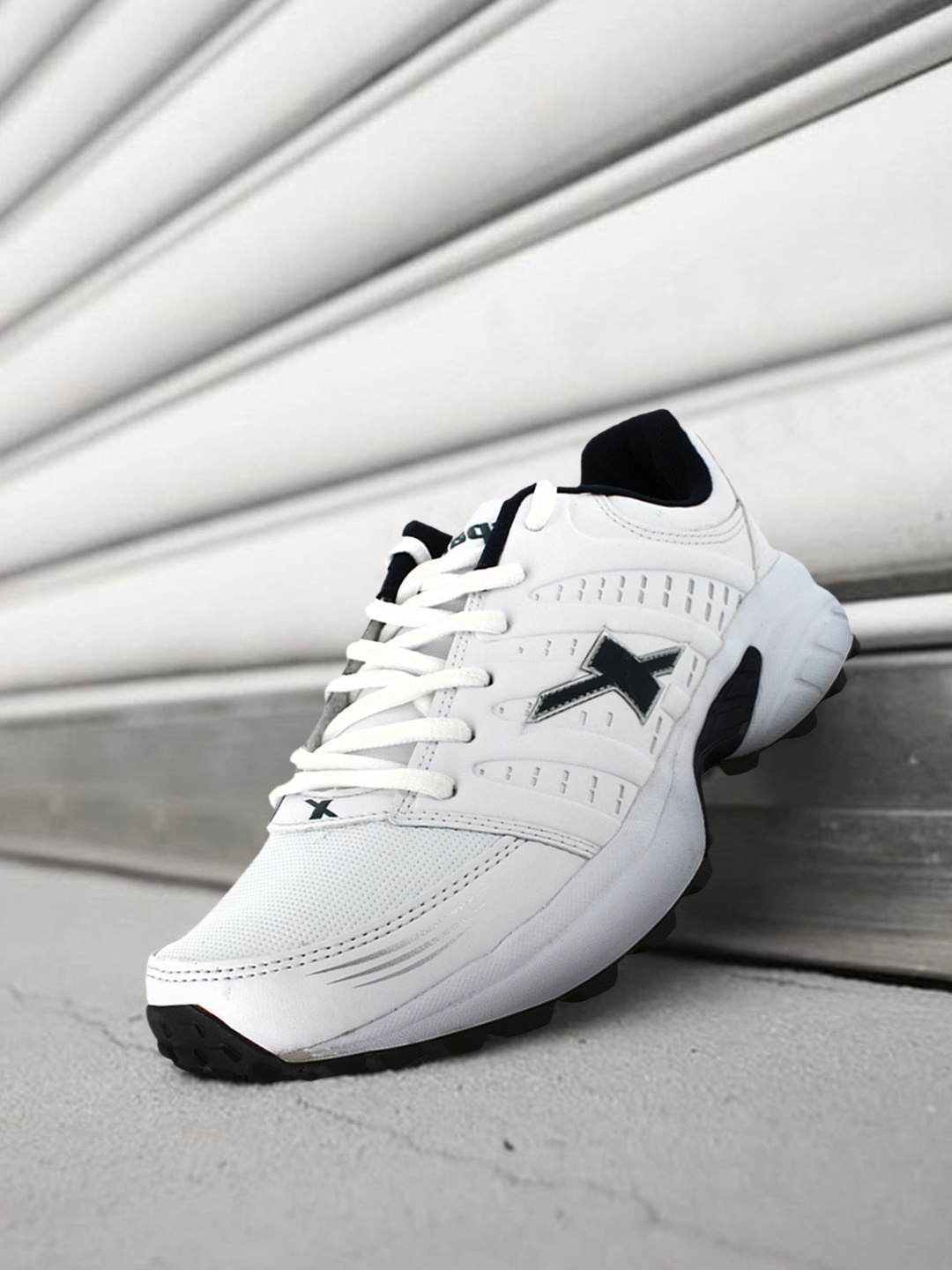 

Sparx Men White PU Running Shoes