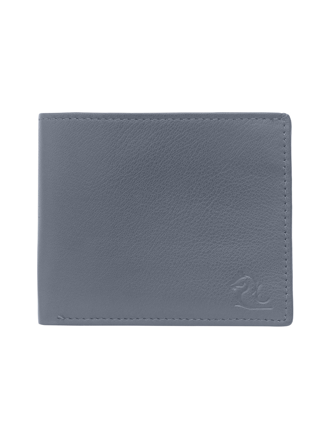 

Kara Men Blue Solid Two Fold Leather Wallet
