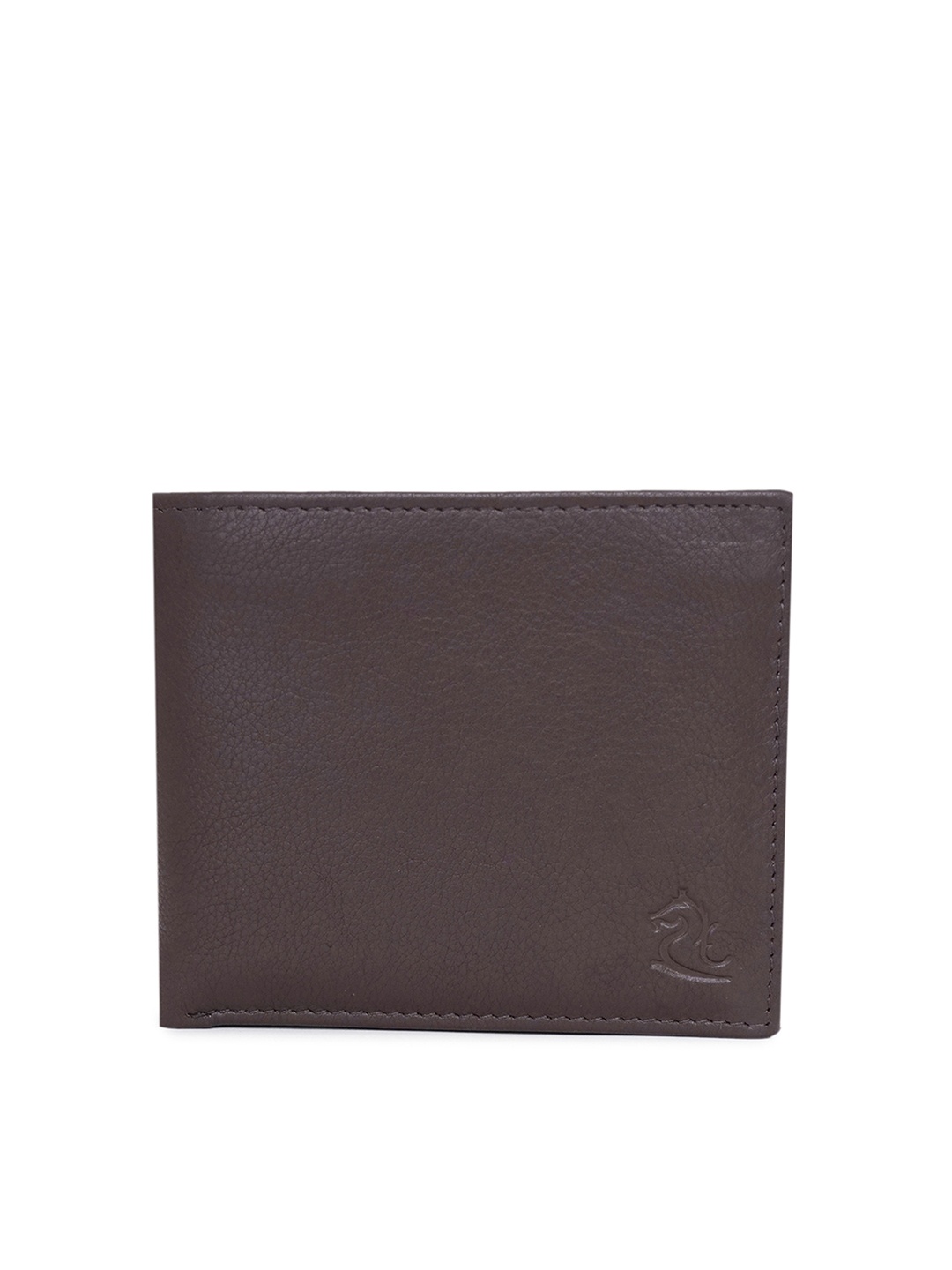 

Kara Men Tan Solid Two Fold Leather Wallet