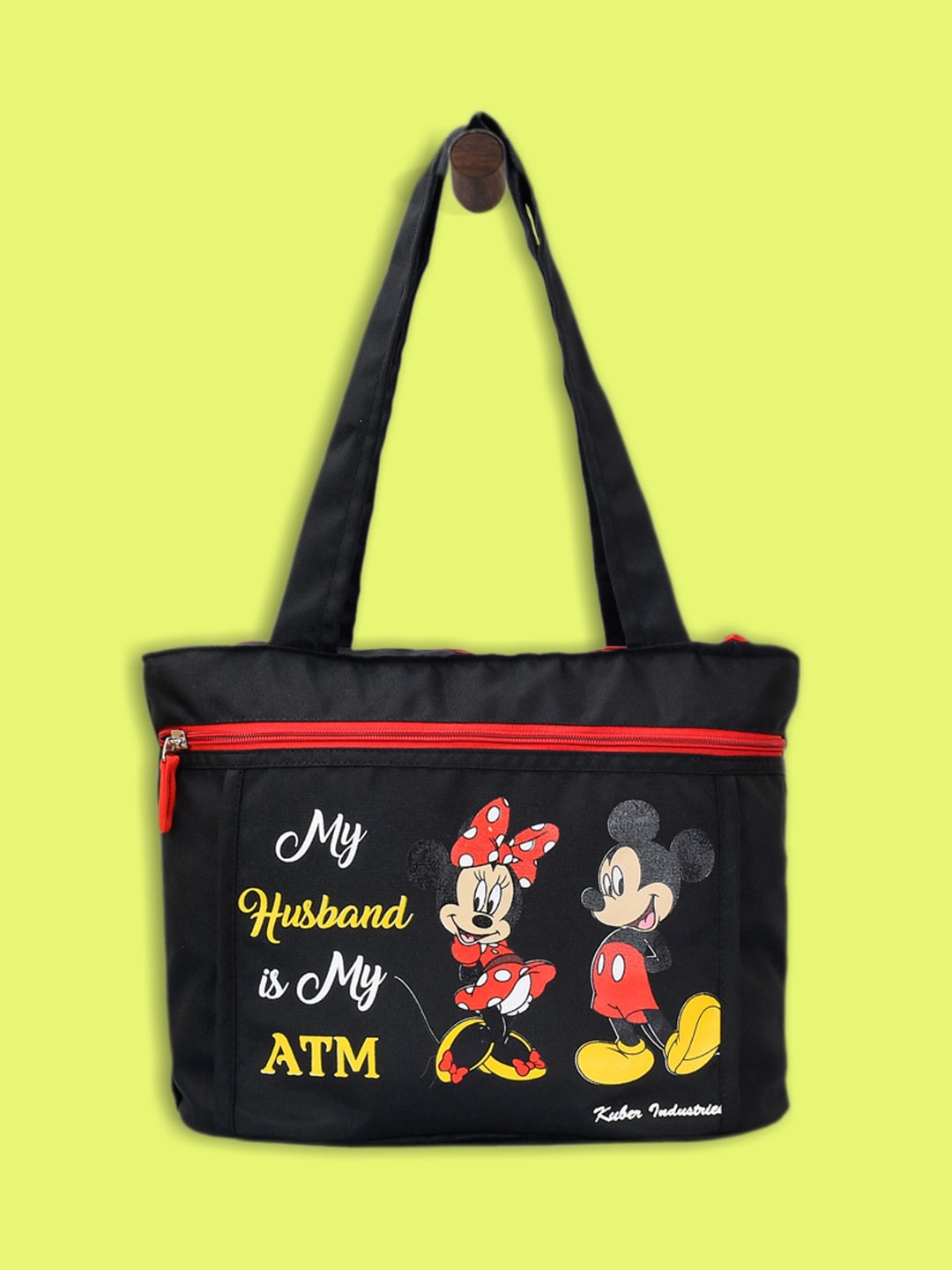 

Kuber Industries Black Printed Shoulder Bag