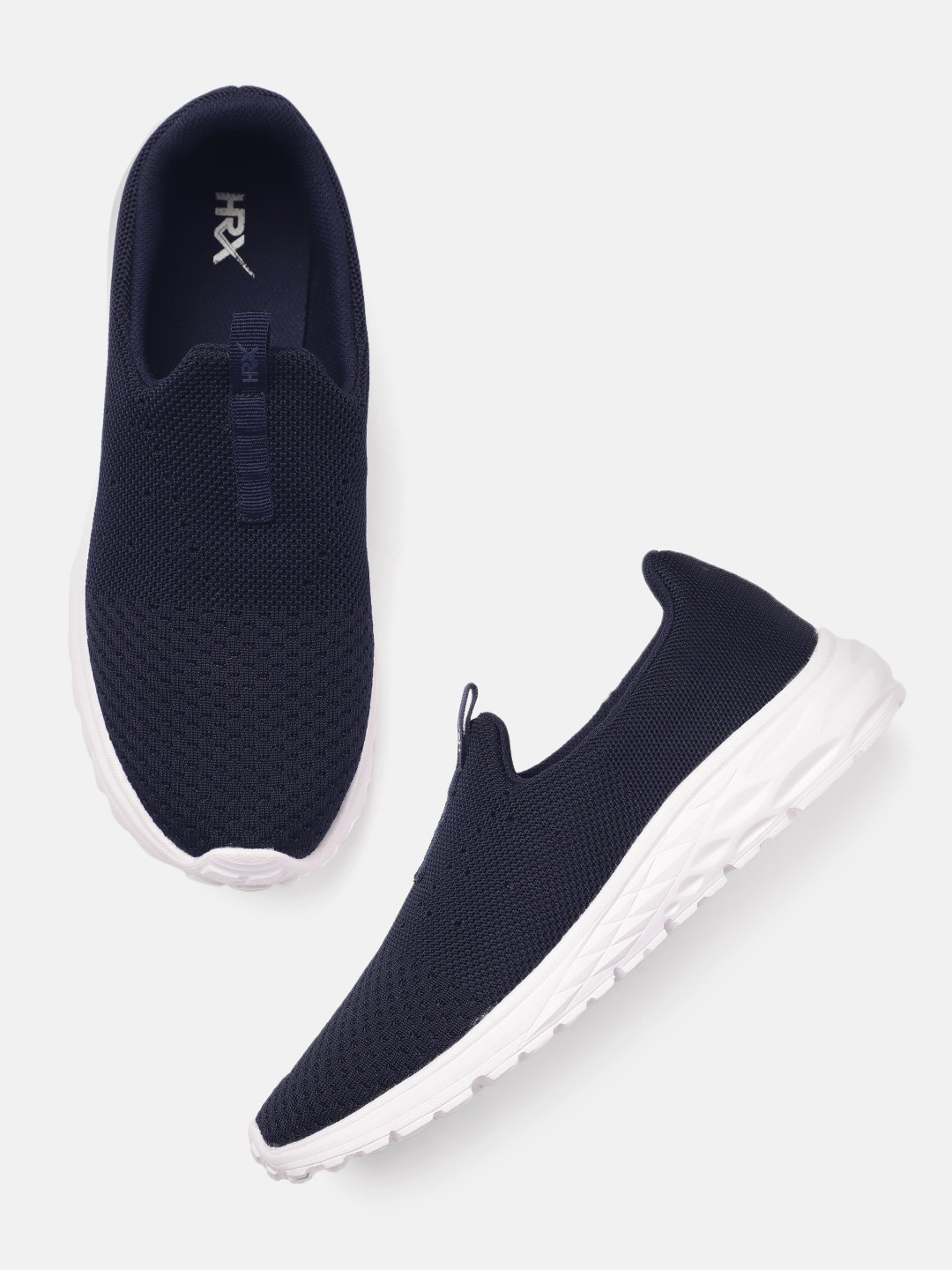 

HRX by Hrithik Roshan Men Black Mesh Walking Shoes