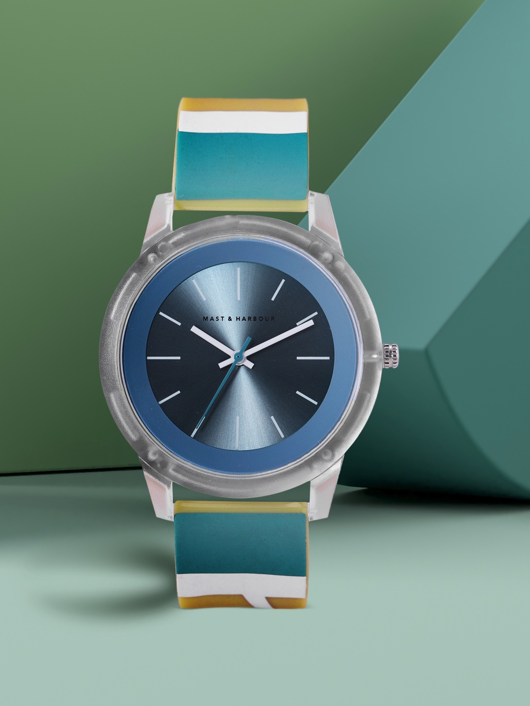 

Mast & Harbour Unisex Blue Analogue Watch MFB-PN-SM-04