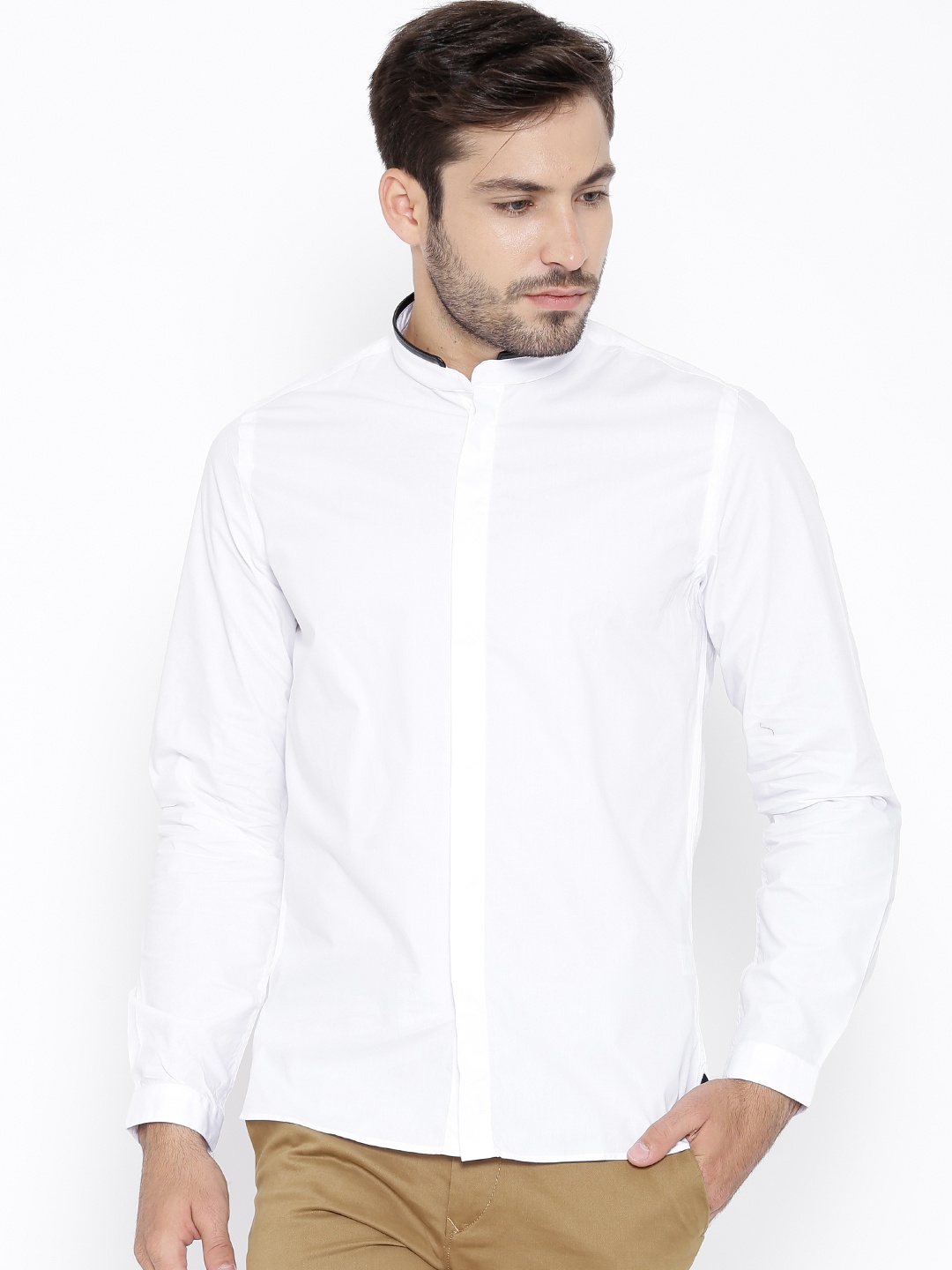 

United Colors of Benetton White Smart Casual Shirt