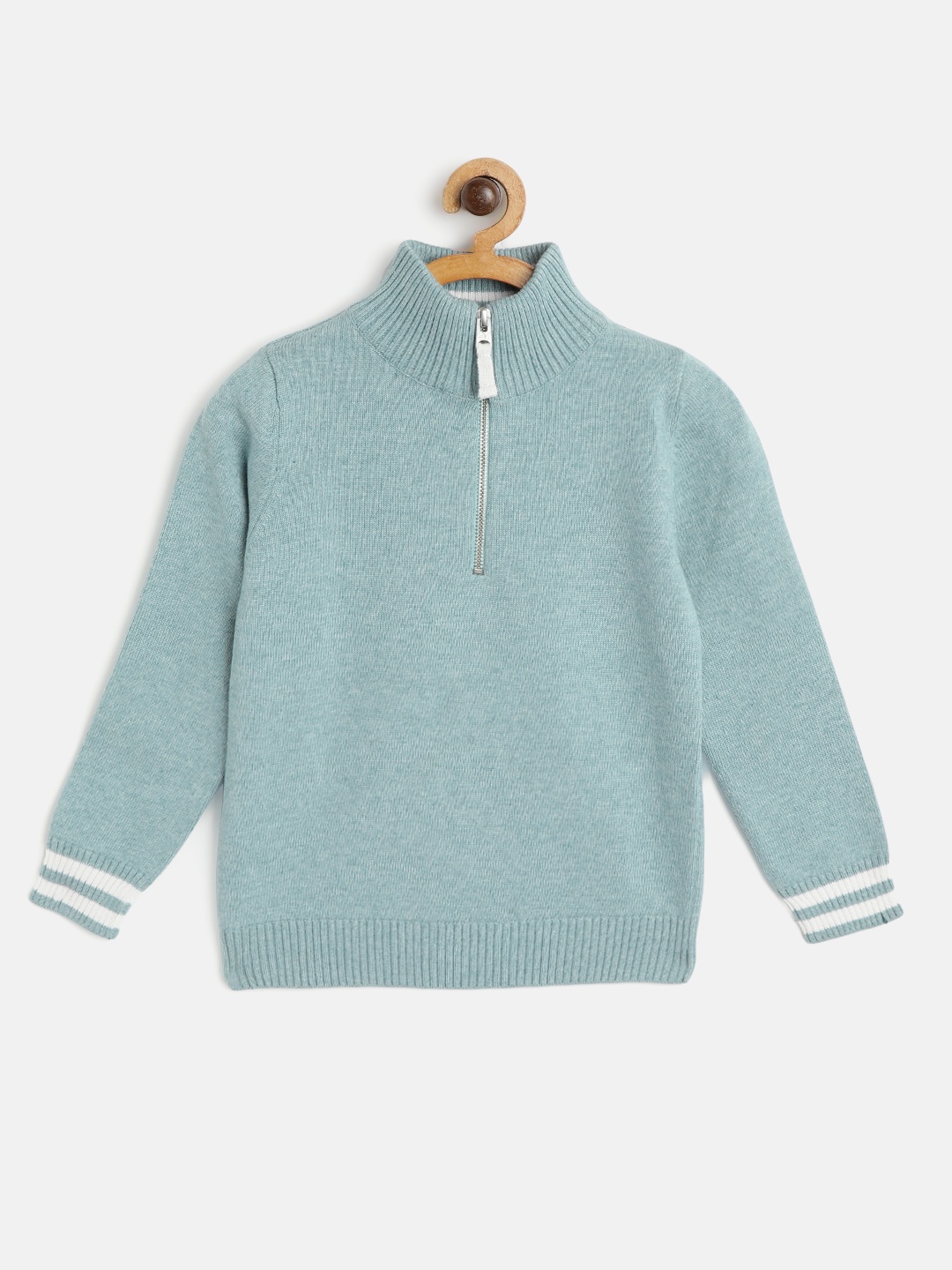 

Cherry Crumble Kids Blue Solid Pullover